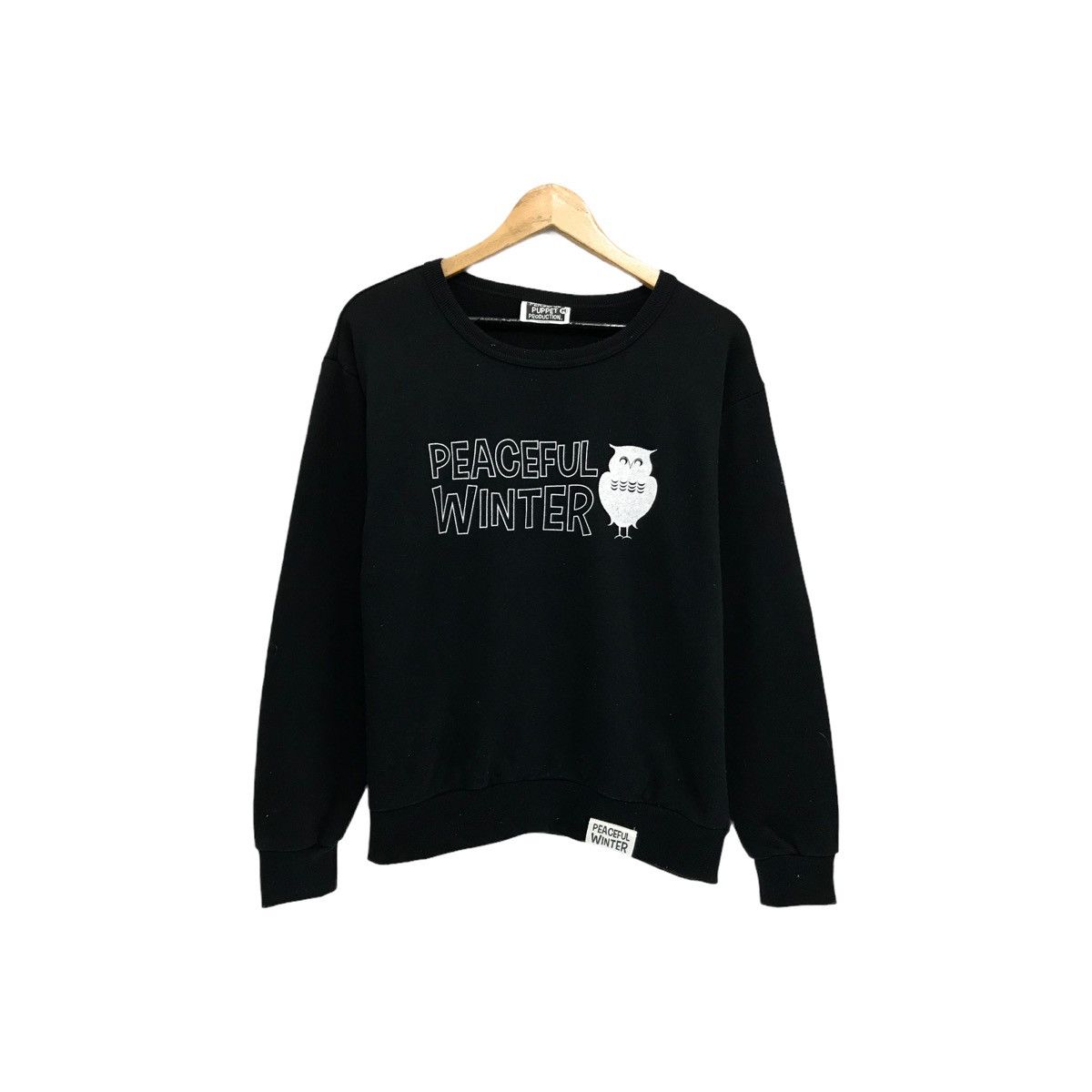 Japanese Brand × Vintage RARE!!! Vintage Peaceful Puppet Production Sweatshirt Size US S / EU 44-46 / 1 - 1 Thumbnail