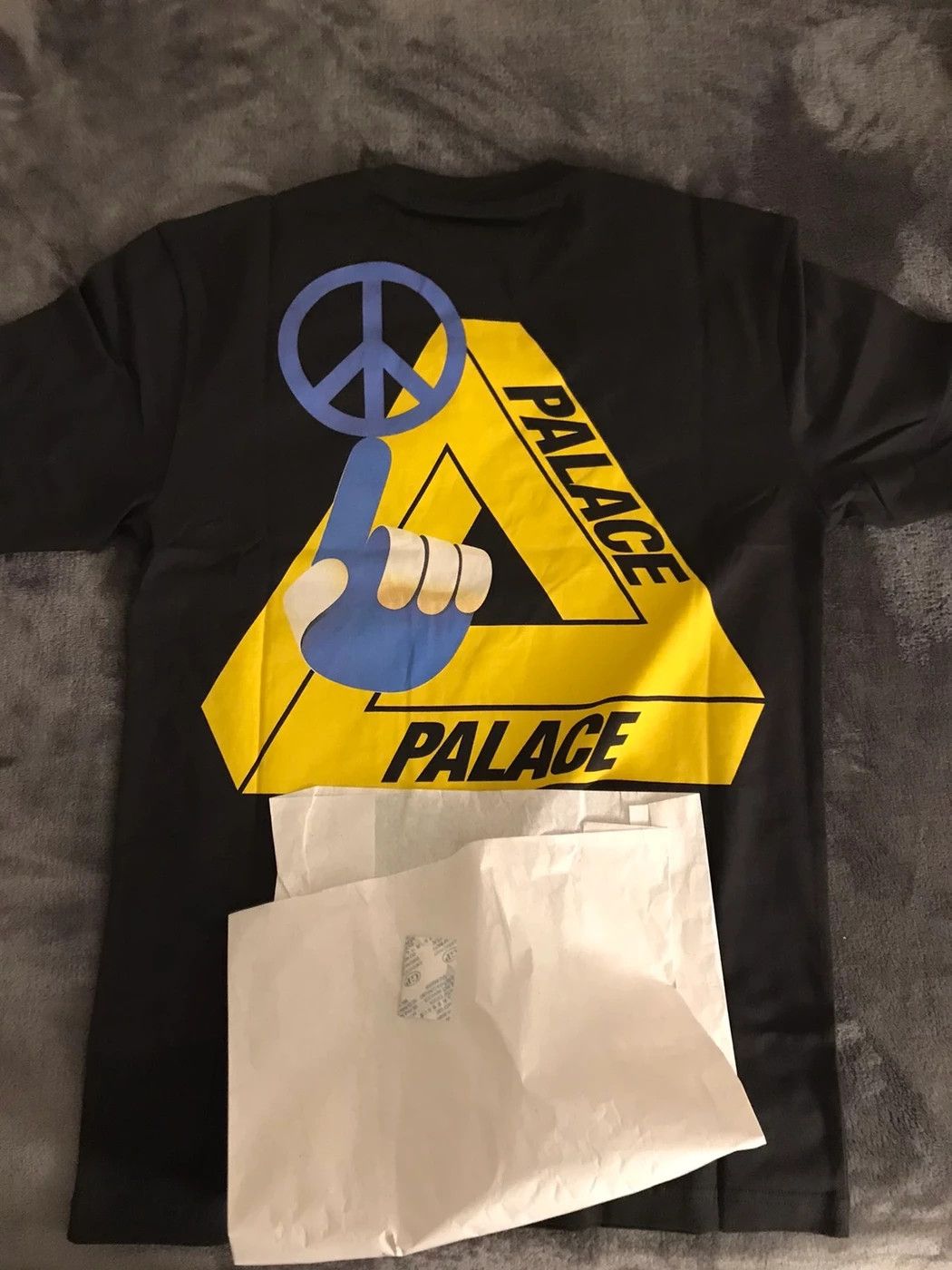 image of Palace Tri-Smiler T-Shirt Black, Men's (Size Small)