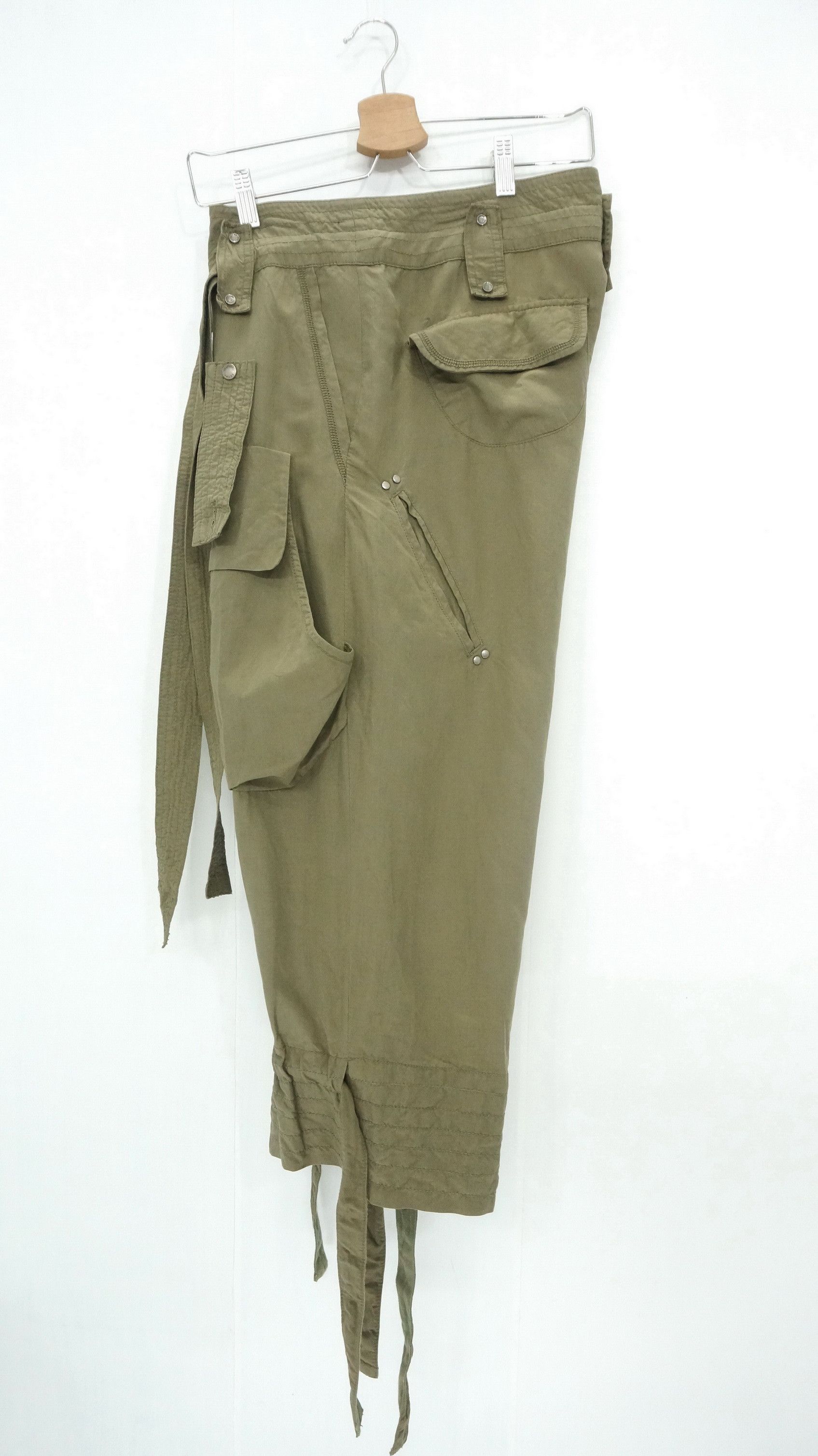 Japanese Brand Dope! CODES COMBINE Crop Soft Cargo Pants Size US 32 / EU 48 - 3 Thumbnail
