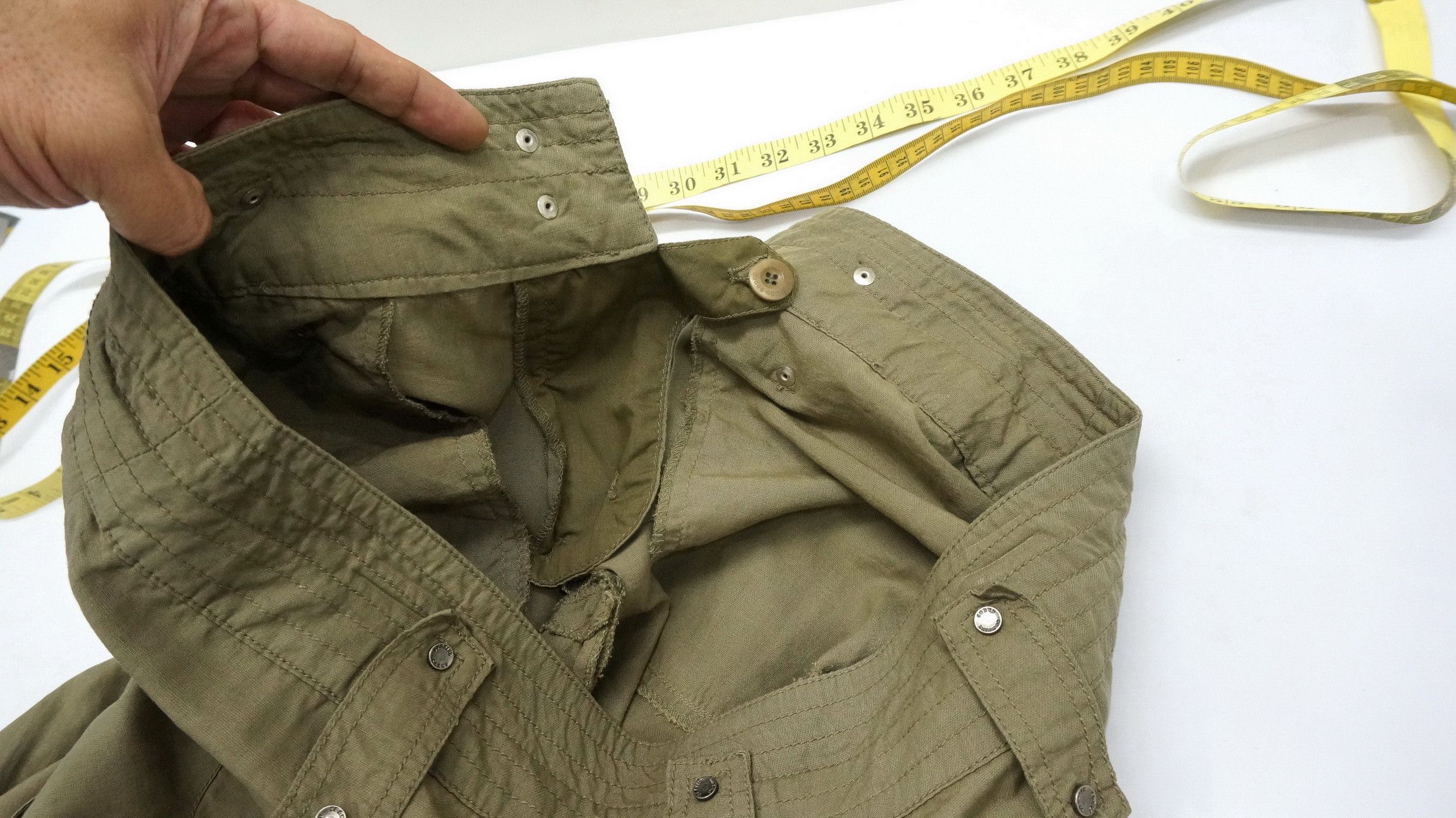 Japanese Brand Dope! CODES COMBINE Crop Soft Cargo Pants Size US 32 / EU 48 - 23 Thumbnail