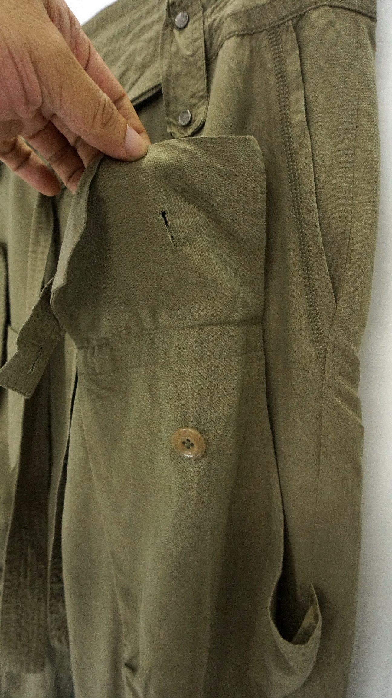 Japanese Brand Dope! CODES COMBINE Crop Soft Cargo Pants Size US 32 / EU 48 - 7 Thumbnail