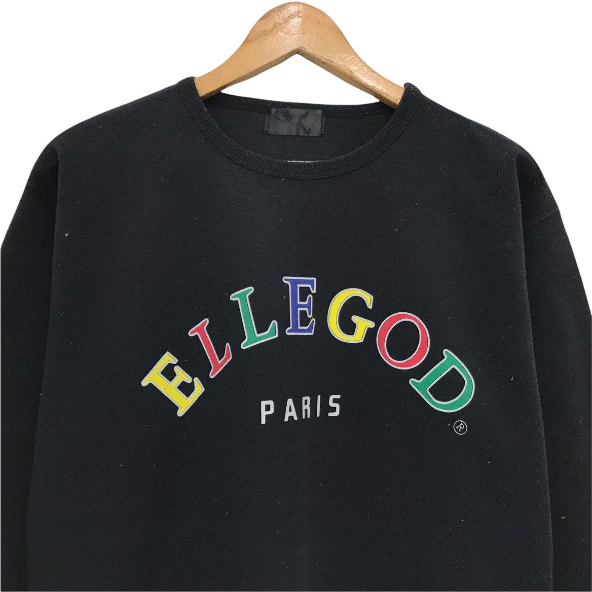 Japanese Brand × Vintage Vintage Ellegod Paris Big Logo Sweatshirt Size US M / EU 48-50 / 2 - 2 Thumbnail