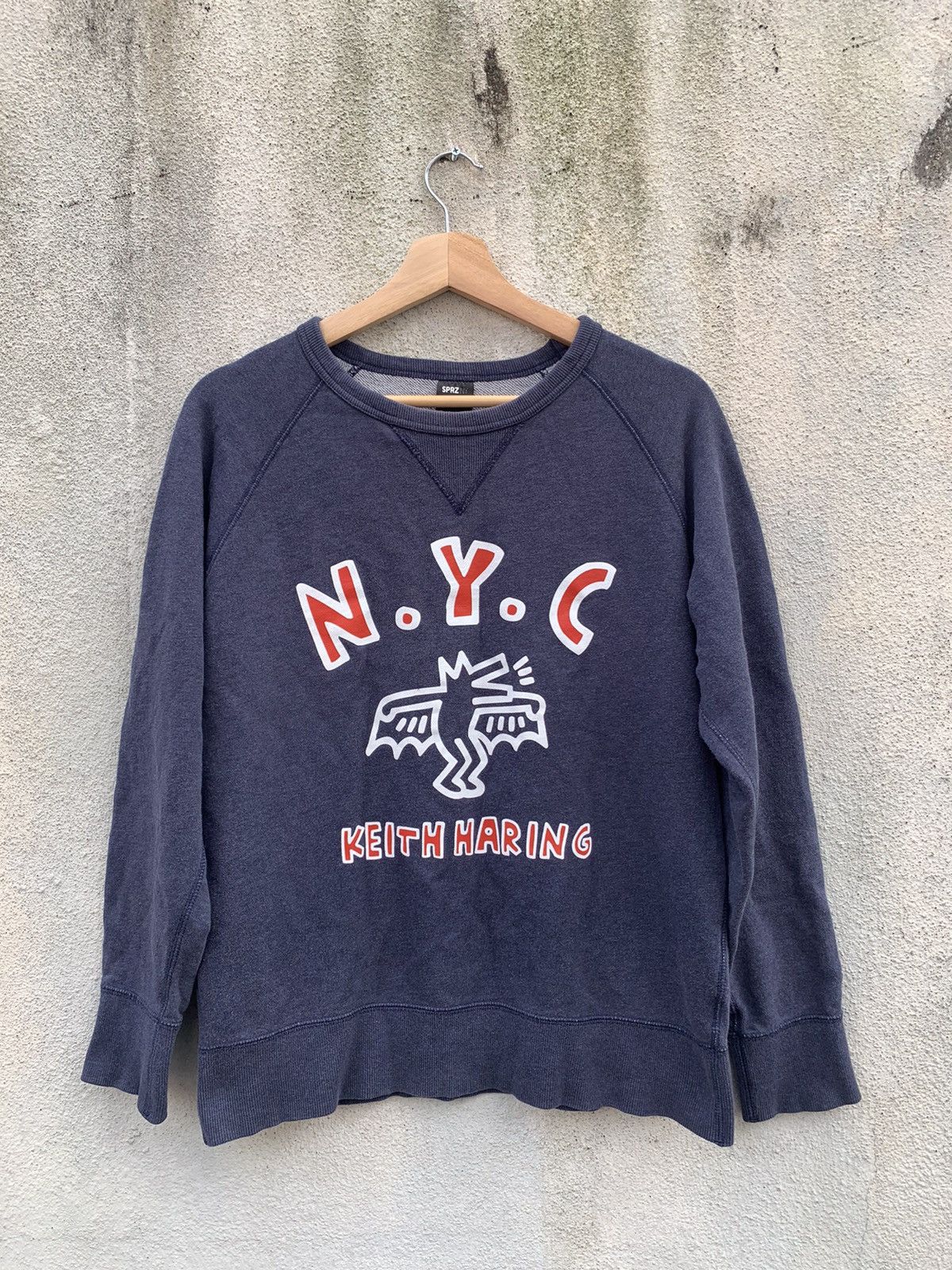 Keith Haring NYC X Uniqlo Sunfaded Sweatshirt