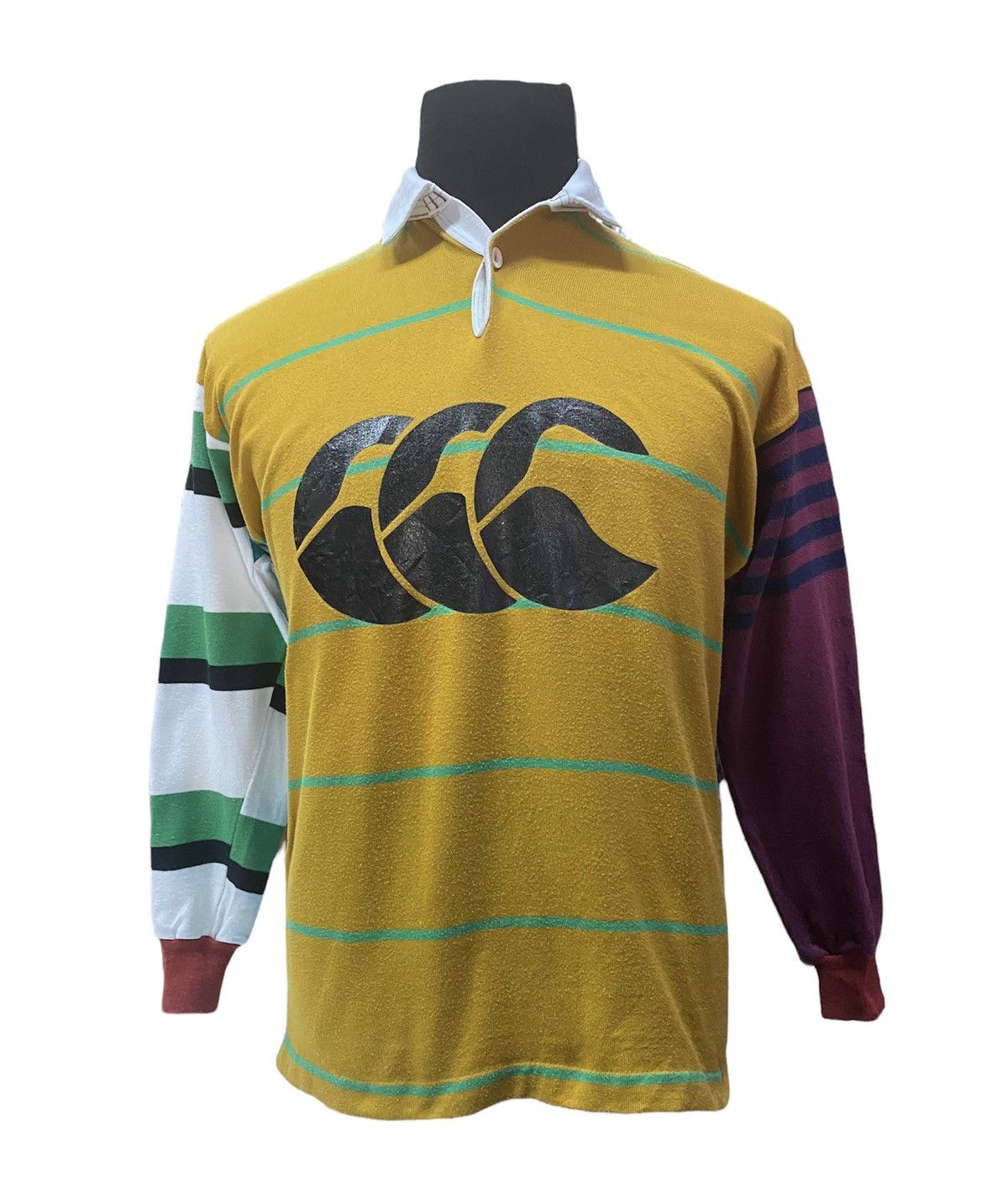 Canterbury of New Zealand Vintage Canterburry Sportswear Long Sleeve Multi Colour Size US S / EU 44-46 / 1 - 1 Thumbnail