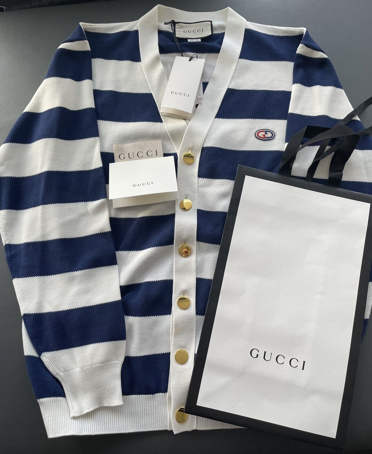Gucci Rare Limited Super Runway BrandNew GG Logo Cardigan Sweater Size US S / EU 44-46 / 1 - 17 Thumbnail