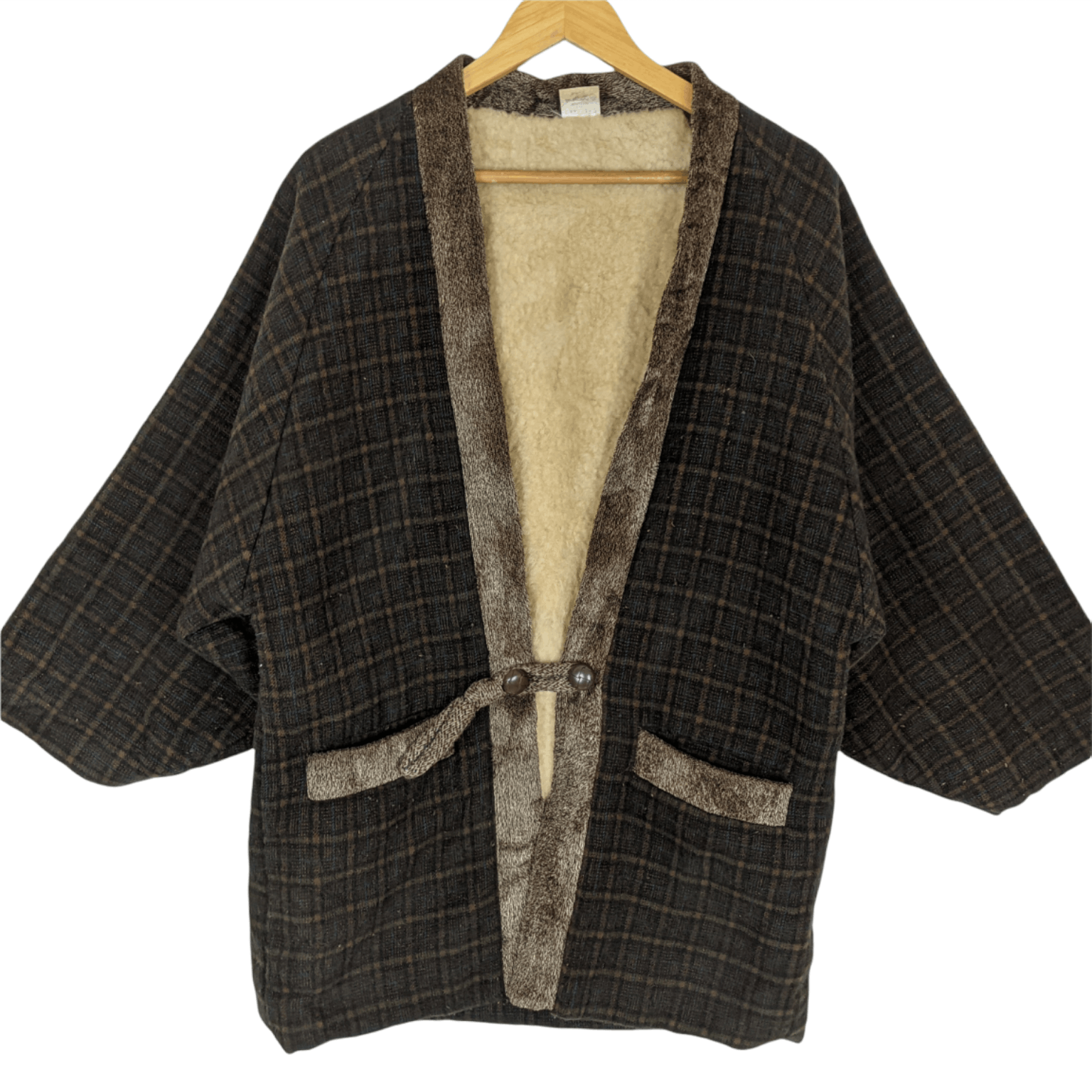 Japanese Brand JAPAN Vintage Wool Tailoring Winter Warm Kimono Size US M / EU 48-50 / 2 - 3 Thumbnail