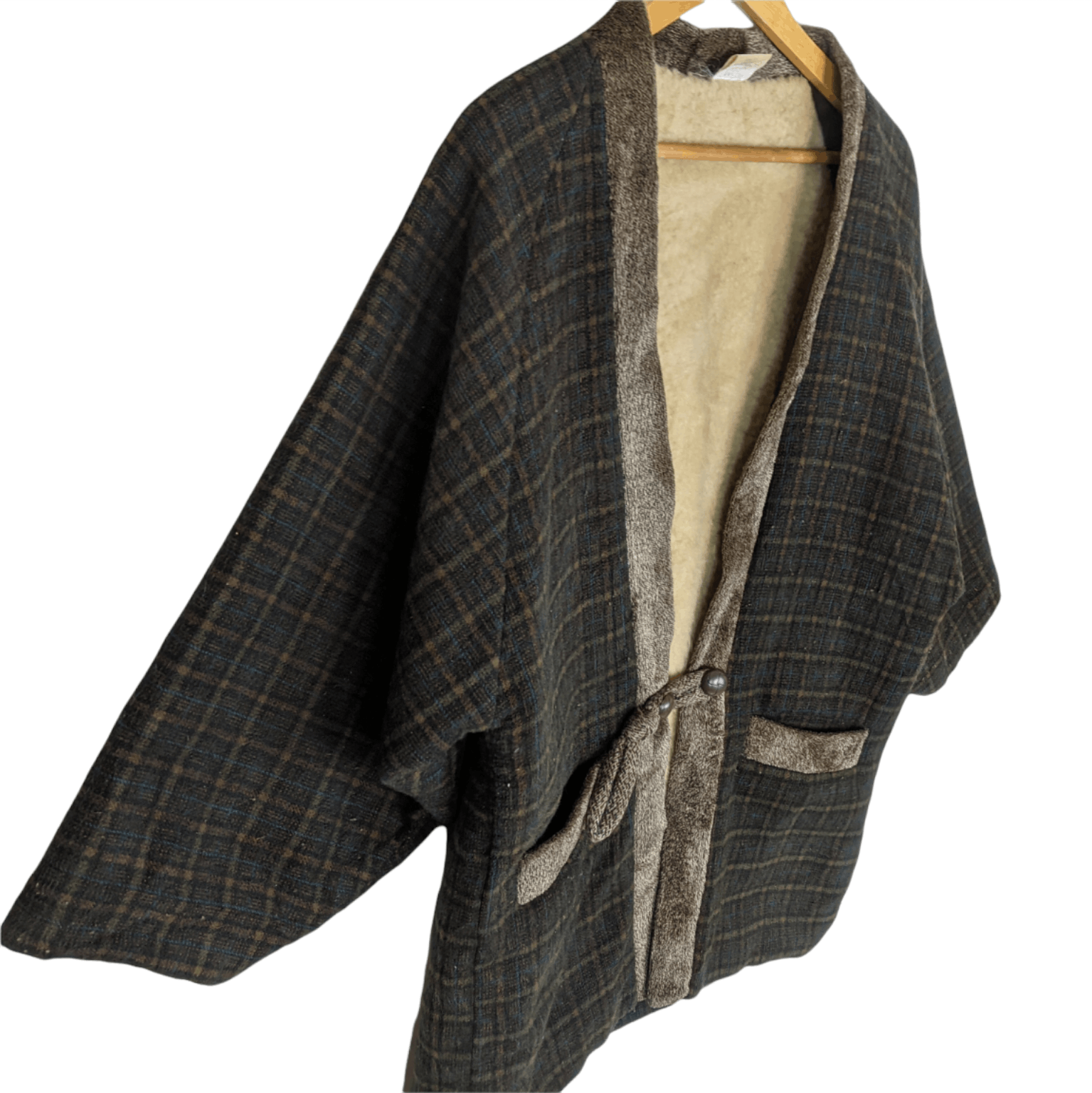 Japanese Brand JAPAN Vintage Wool Tailoring Winter Warm Kimono Size US M / EU 48-50 / 2 - 4 Thumbnail