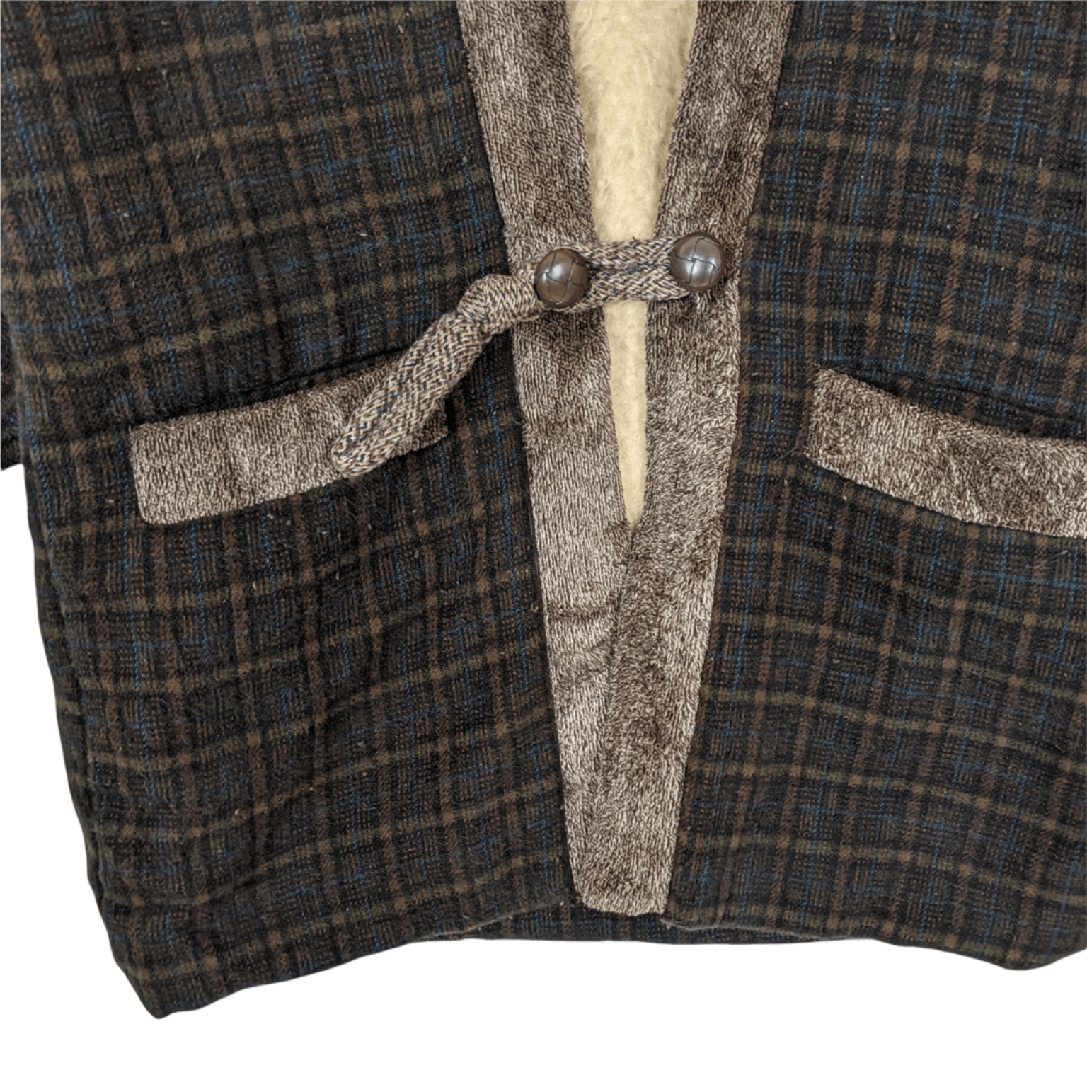 Japanese Brand JAPAN Vintage Wool Tailoring Winter Warm Kimono Size US M / EU 48-50 / 2 - 6 Thumbnail