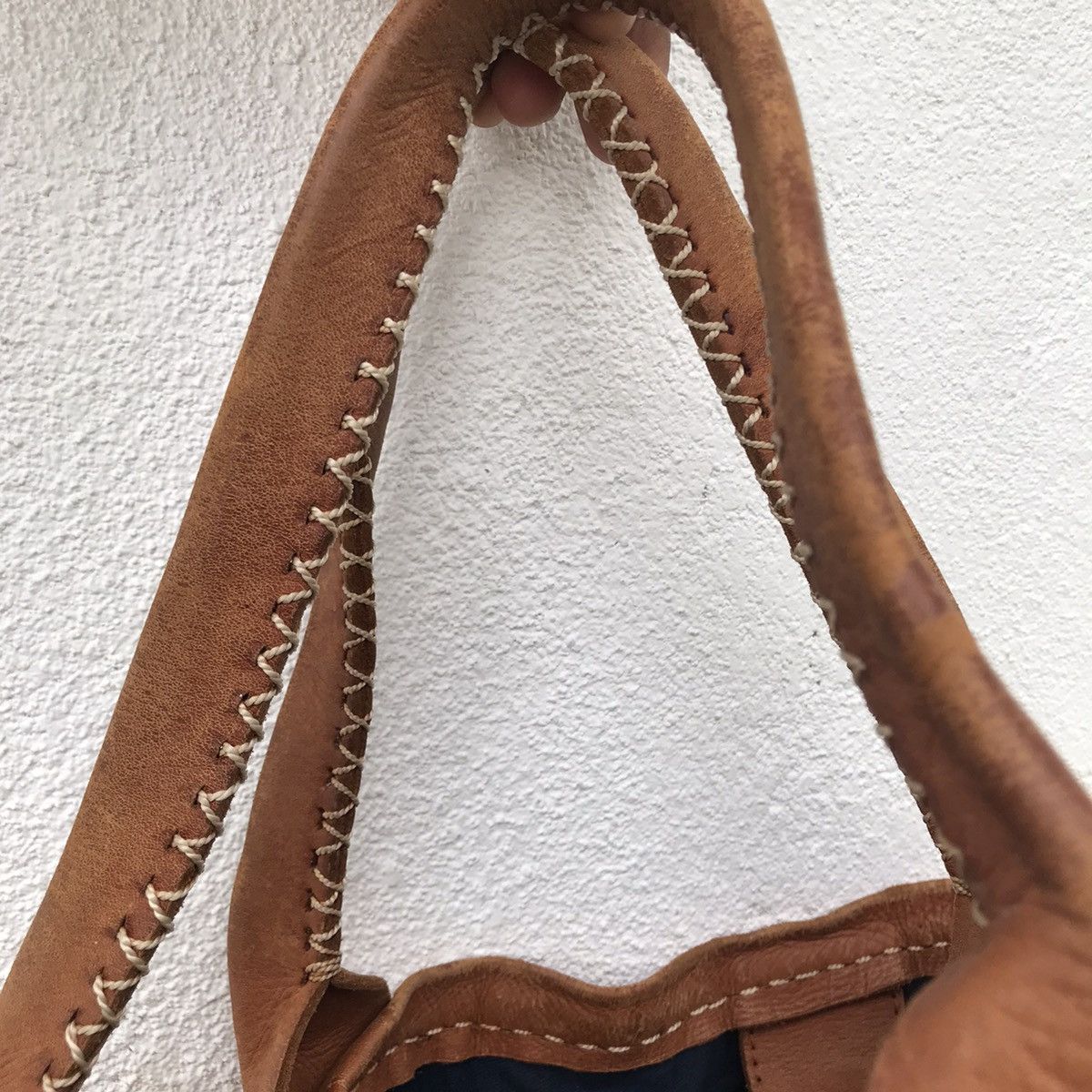Leather Japanese Nobita Tote embroidered leather Size ONE SIZE - 15 Thumbnail