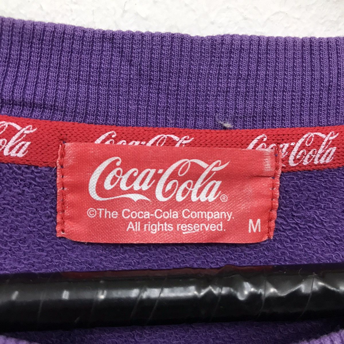 Coca Cola × Vintage Vintage Coca Cola Coke Big Logo Sweatshirt Size US L / EU 52-54 / 3 - 8 Thumbnail