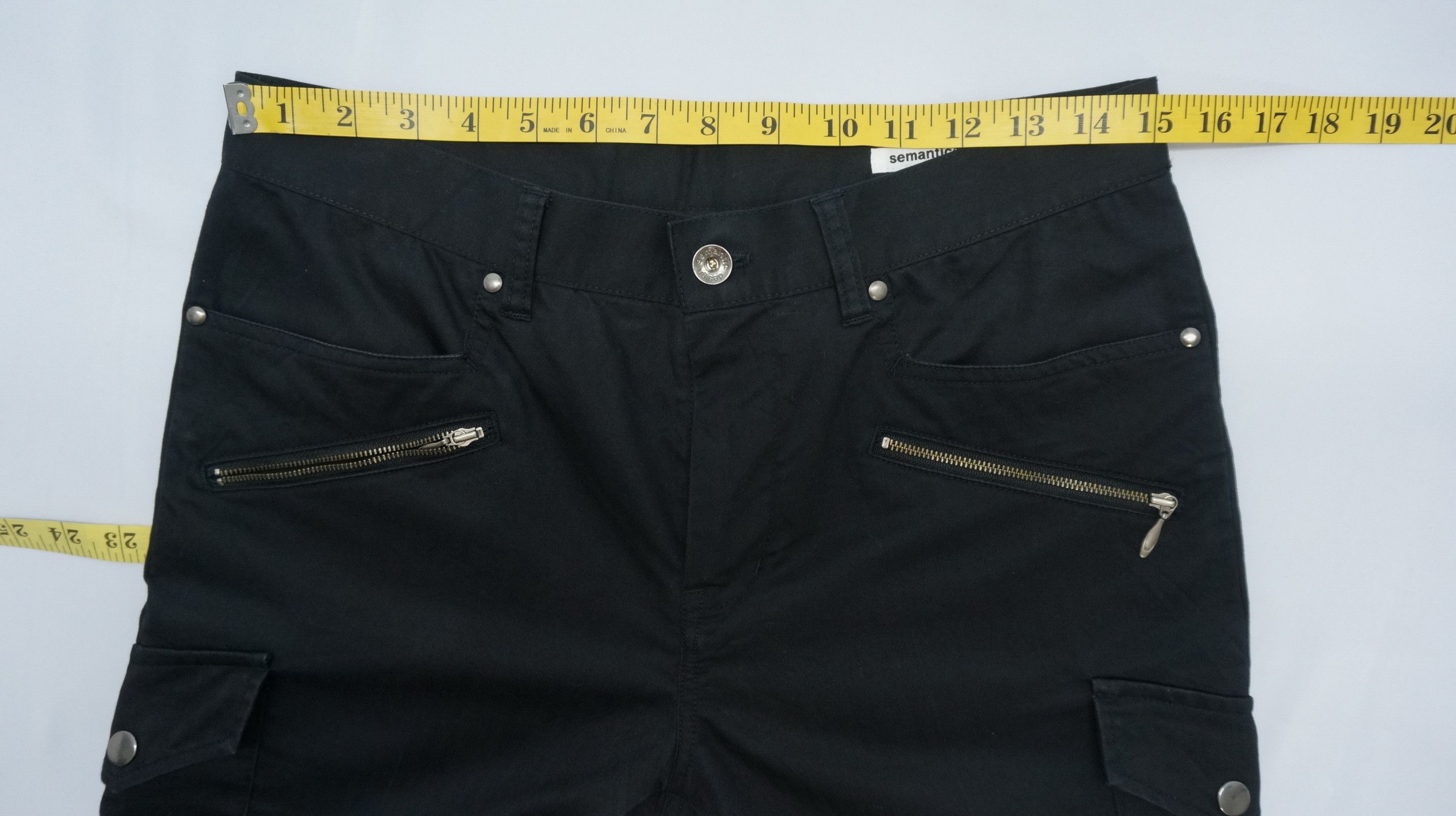 Japanese Brand 💥 SEMANTIC DESIGN Slim Cargo Lightweight Pants Size US 29 - 12 Thumbnail