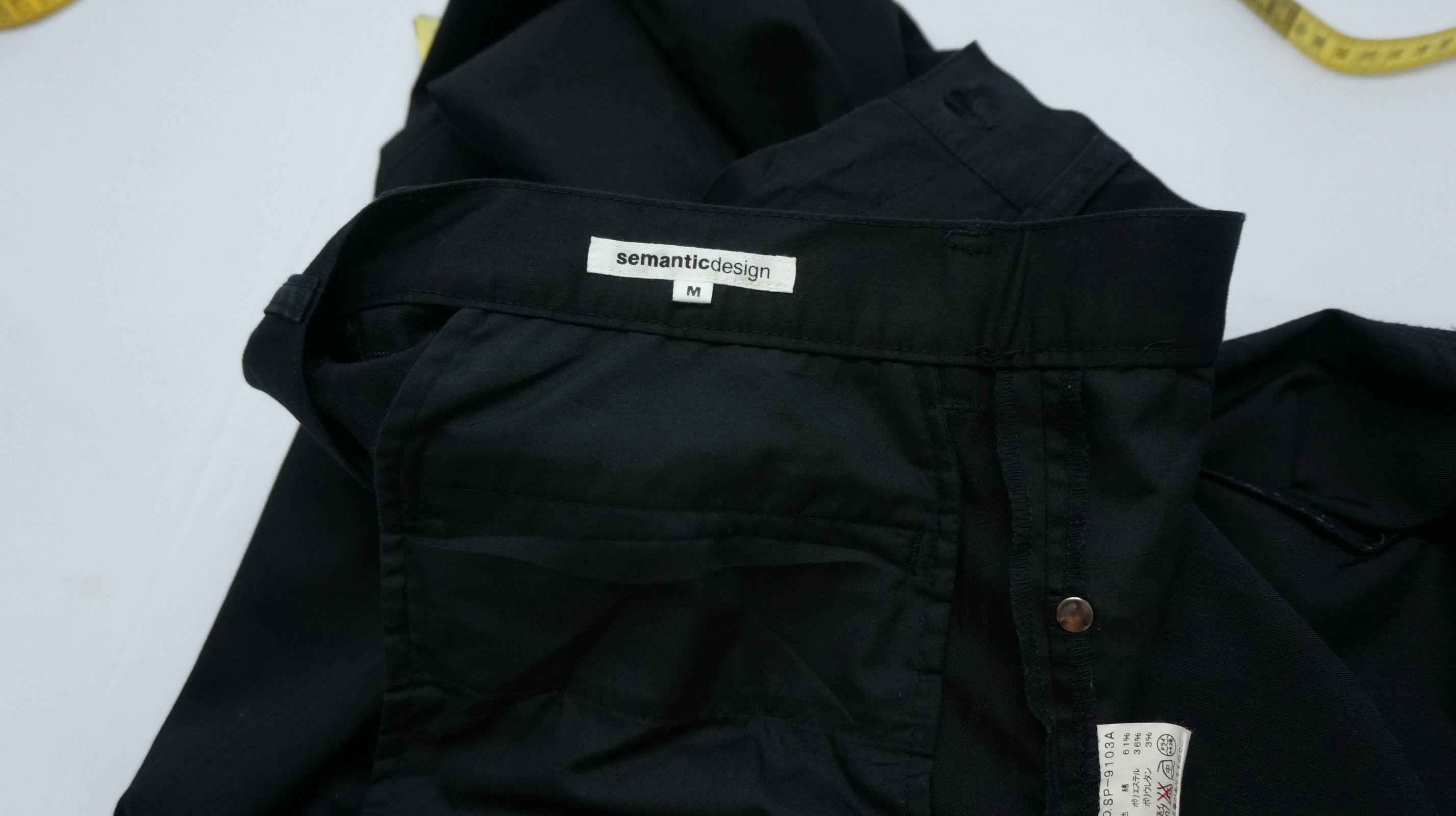 Japanese Brand 💥 SEMANTIC DESIGN Slim Cargo Lightweight Pants Size US 29 - 18 Thumbnail