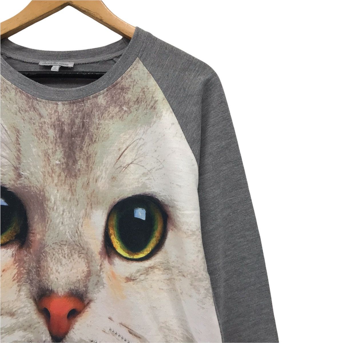 Habitat Charlotte Russe Cat Big Print Sweatshirt Size M / US 6-8 / IT 42-44 - 4 Thumbnail