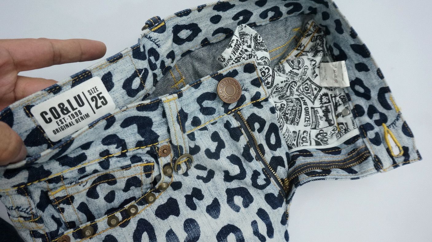Japanese Brand Japan CO & LU Leopard Print Women's Jeans Size 28" / US 6 / IT 42 - 15 Thumbnail