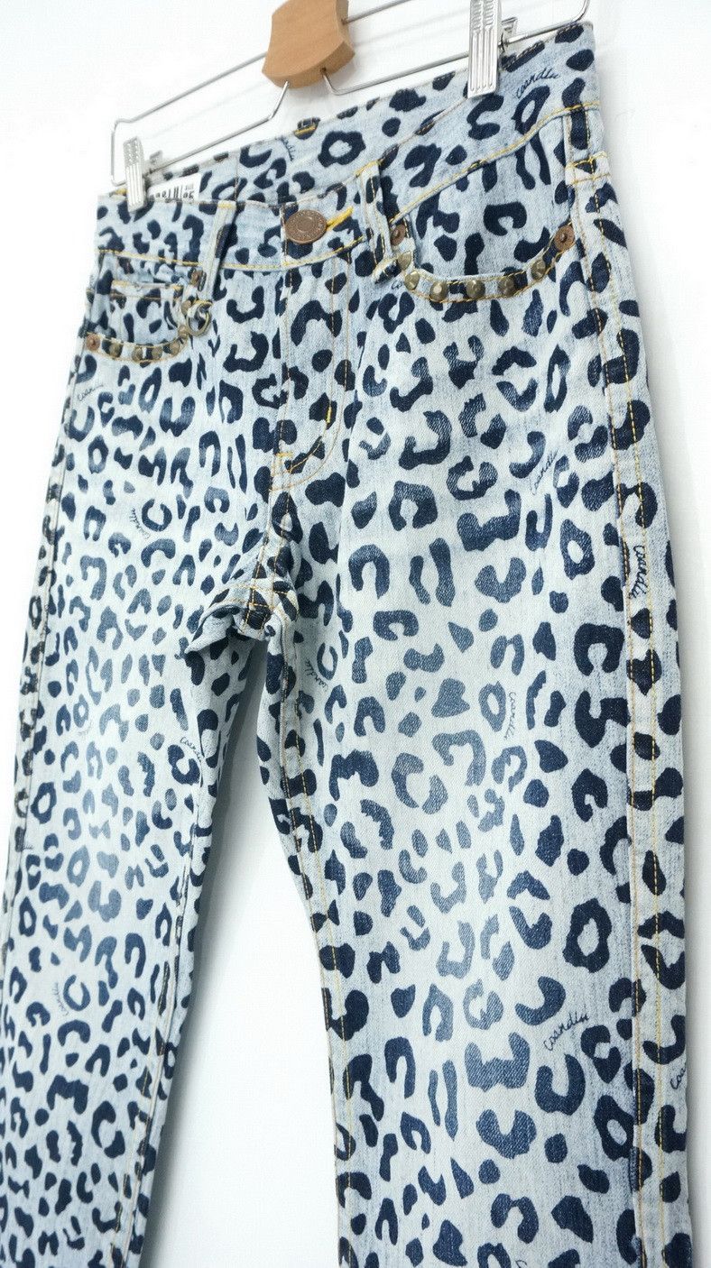 Japanese Brand Japan CO & LU Leopard Print Women's Jeans Size 28" / US 6 / IT 42 - 3 Thumbnail