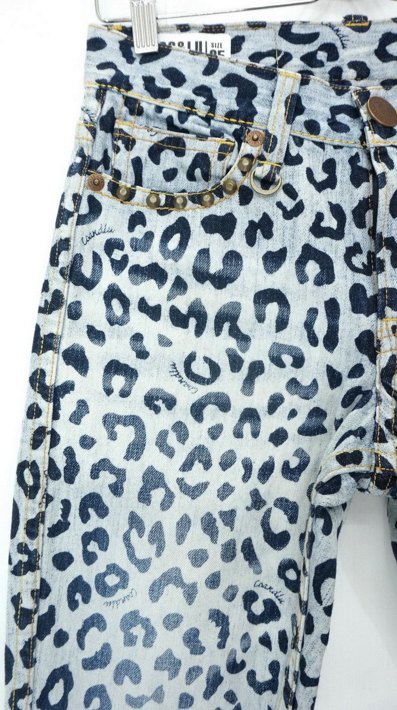 Japanese Brand Japan CO & LU Leopard Print Women's Jeans Size 28" / US 6 / IT 42 - 4 Thumbnail