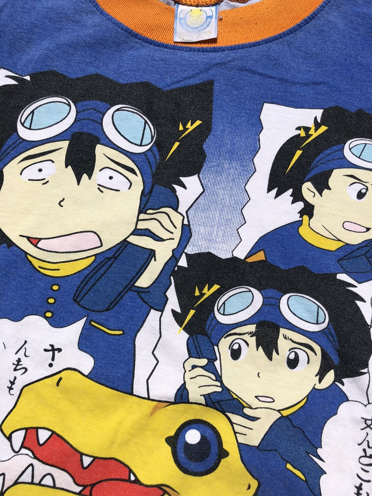 Anime Vintage 2000s Digimon All Over Print Tee (Dragon Ball) Size US S / EU 44-46 / 1 - 6 Thumbnail