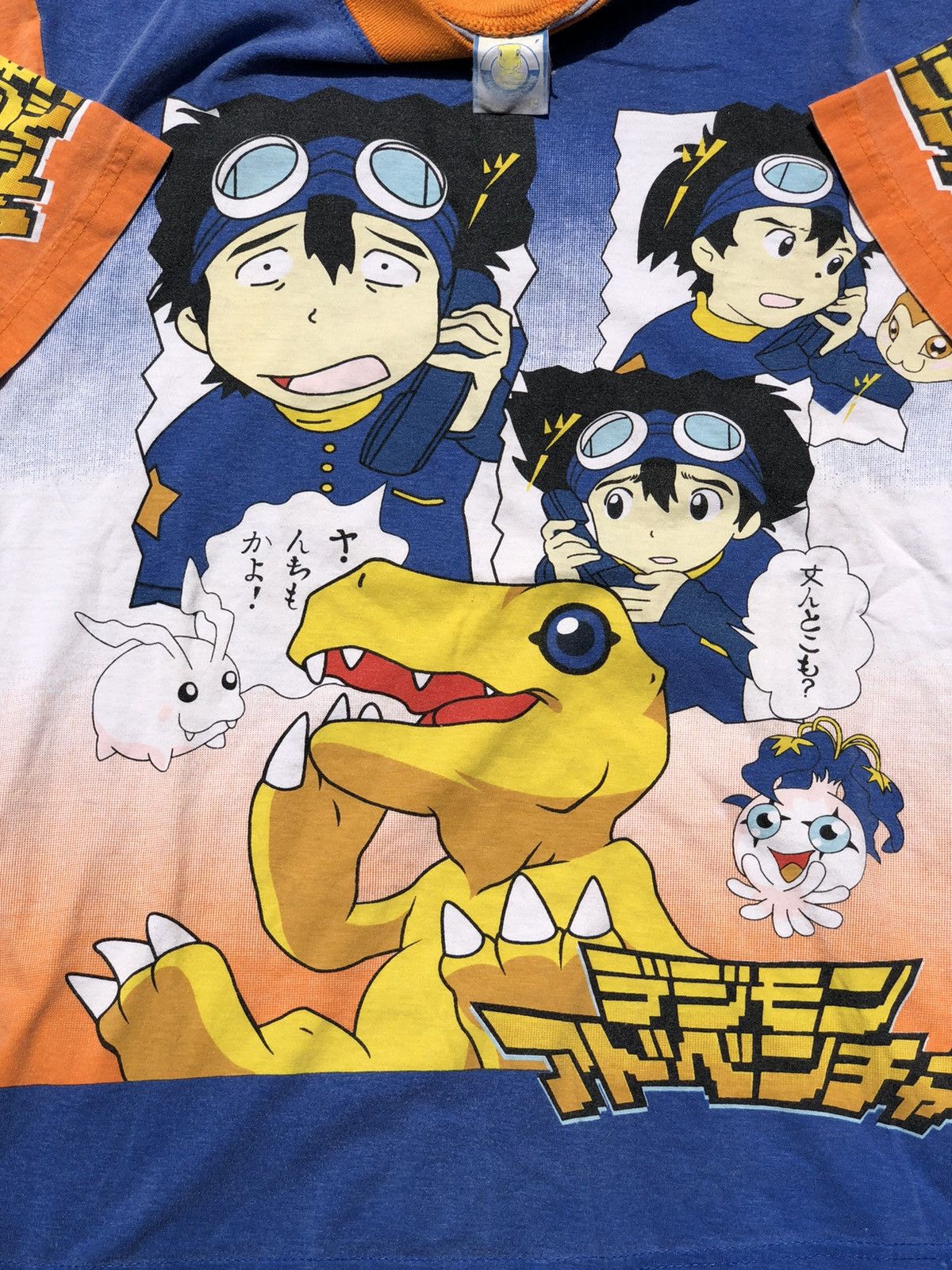 Anime Vintage 2000s Digimon All Over Print Tee (Dragon Ball) Size US S / EU 44-46 / 1 - 3 Thumbnail
