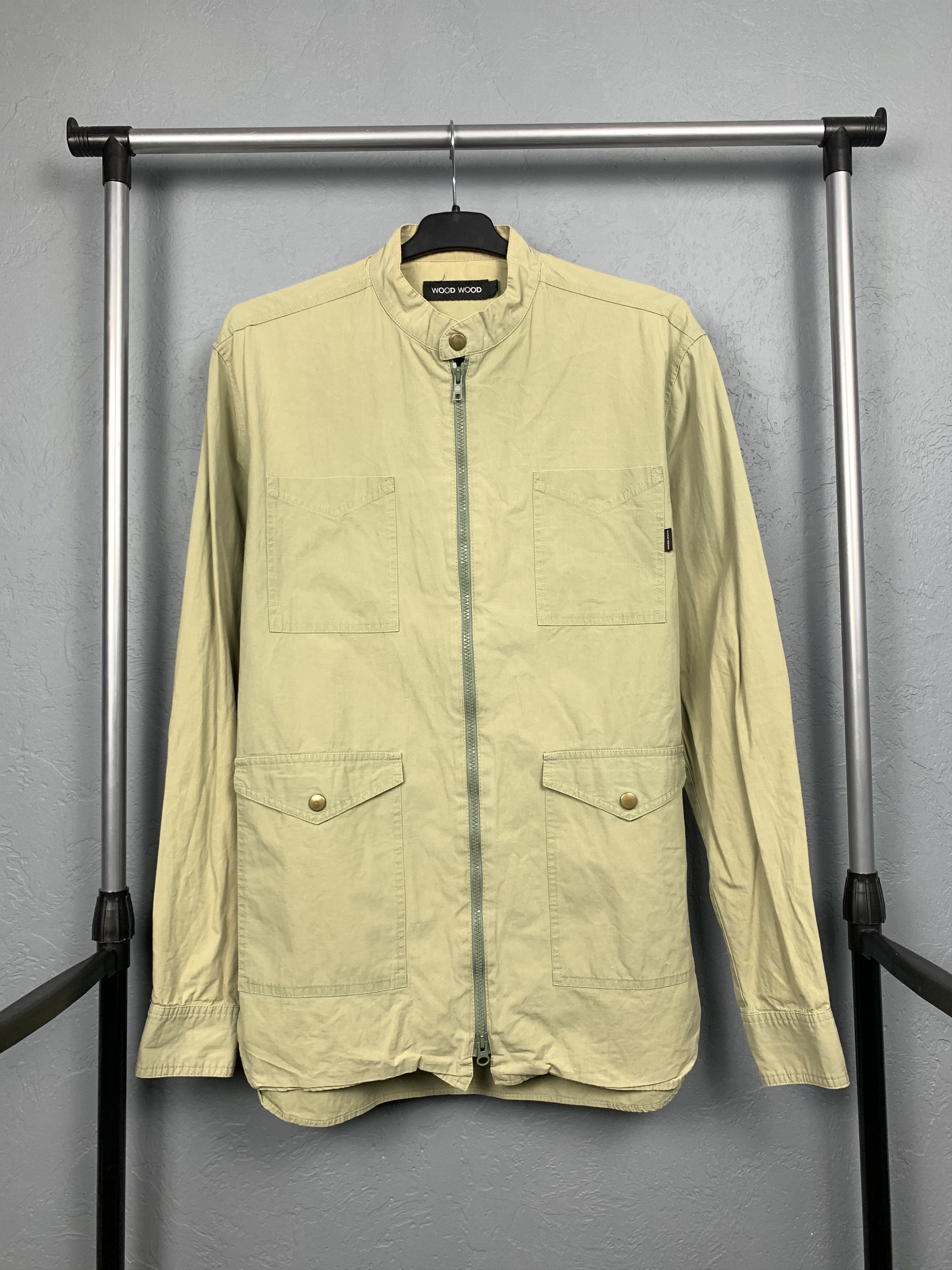 Wood Wood Wood Wood Vintage Mens Windbreaker Light Jacket Size US L / EU 52-54 / 3 - 1 Thumbnail