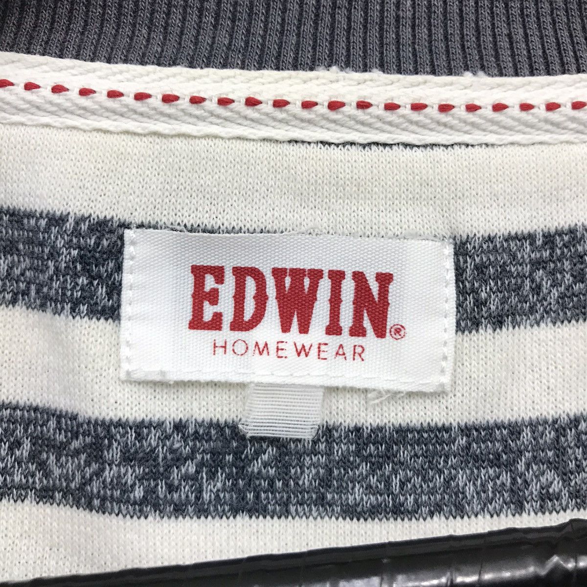Edwin × Japanese Brand × Vintage Vintage Edwin Striped Pocket Logo Sweatsy Size US S / EU 44-46 / 1 - 7 Thumbnail