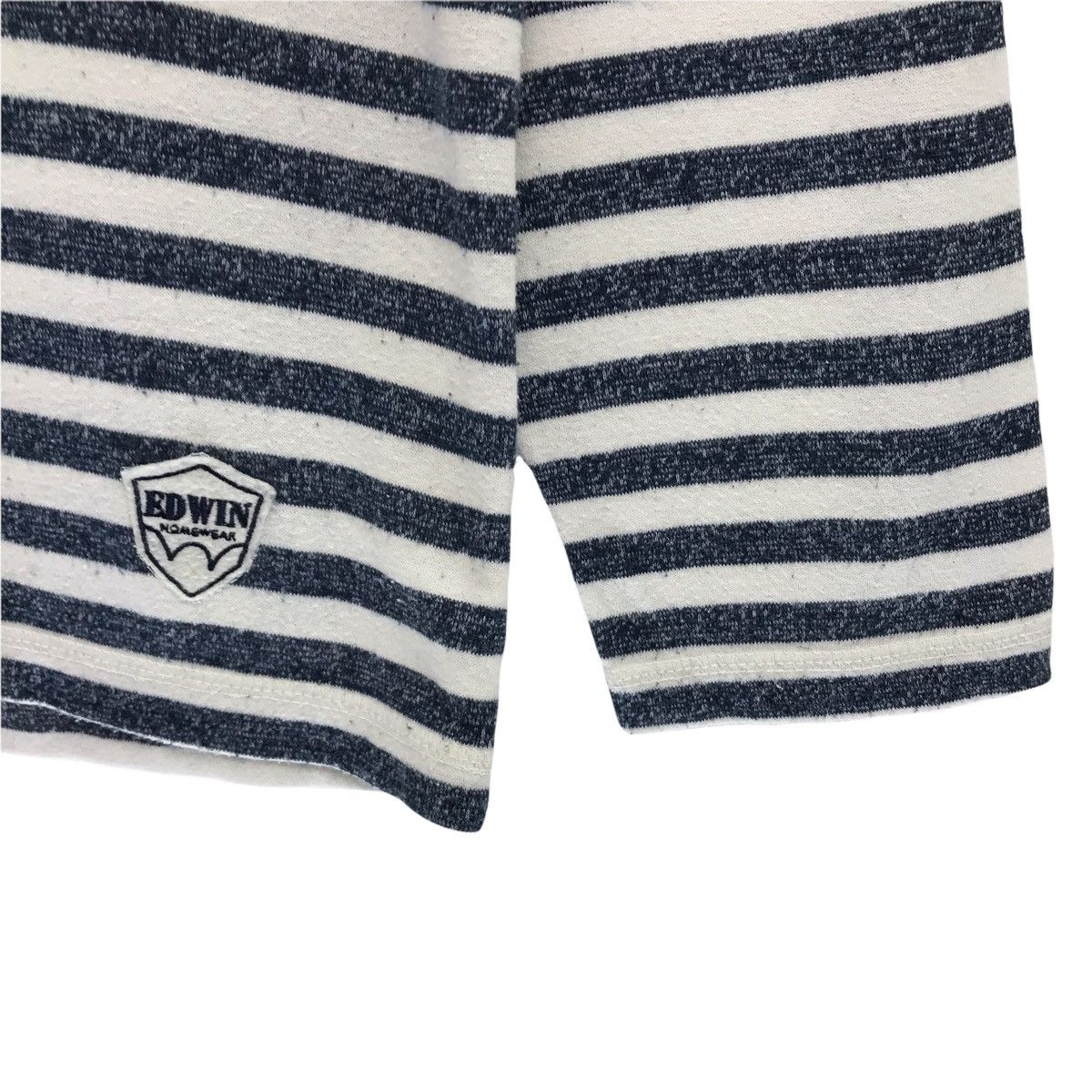 Edwin × Japanese Brand × Vintage Vintage Edwin Striped Pocket Logo Sweatsy Size US S / EU 44-46 / 1 - 5 Thumbnail
