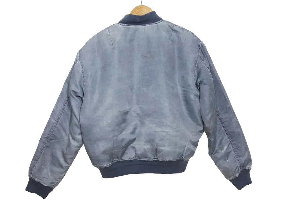 Vintage Vtg Stoned Wash Suntory Boss Coffee Nylon MA-1 Style Jacket Size US M / EU 48-50 / 2 - 5 Thumbnail