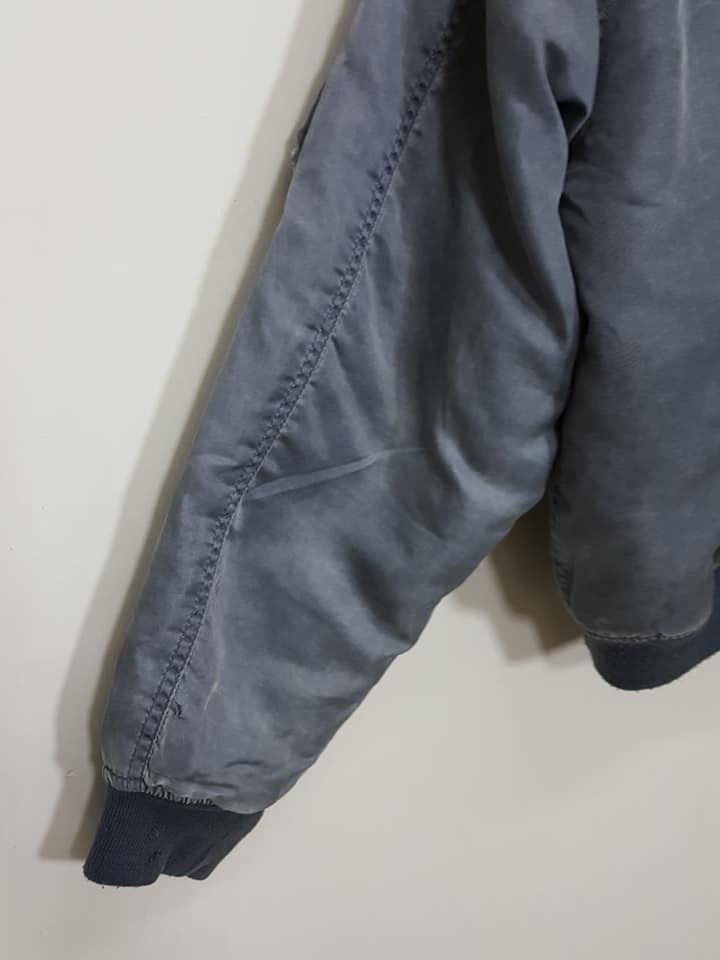 Vintage Vtg Stoned Wash Suntory Boss Coffee Nylon MA-1 Style Jacket Size US M / EU 48-50 / 2 - 17 Thumbnail