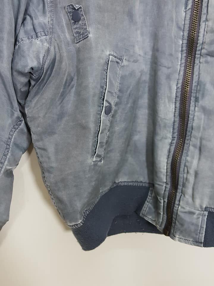 Vintage Vtg Stoned Wash Suntory Boss Coffee Nylon MA-1 Style Jacket Size US M / EU 48-50 / 2 - 13 Thumbnail
