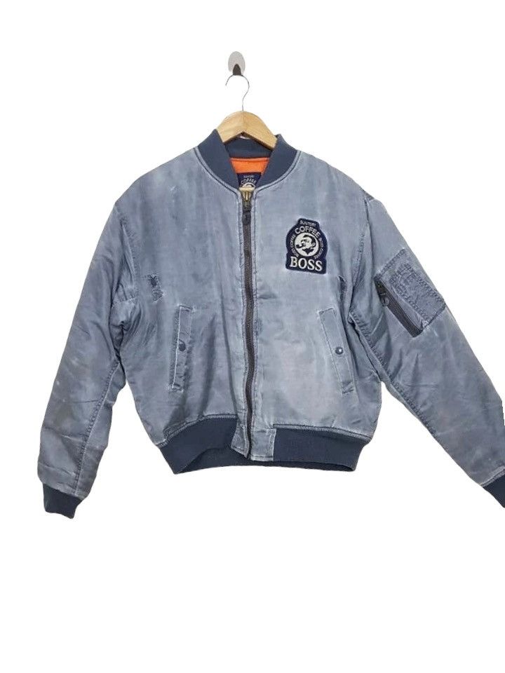 Suntory Boss Coffee Leather Jacket | Grailed