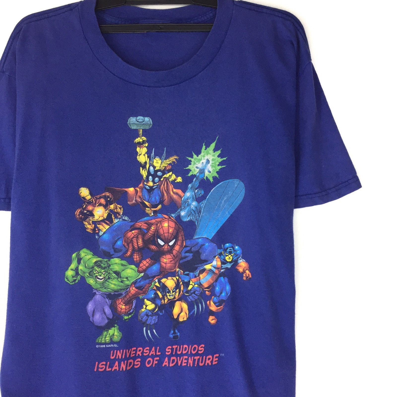 Marvel Comics × Universal Studios × Vintage Vintage 1998 XMEN SPIDERMAN HULK THOR WOLVERINE Size US L / EU 52-54 / 3 - 2 Thumbnail