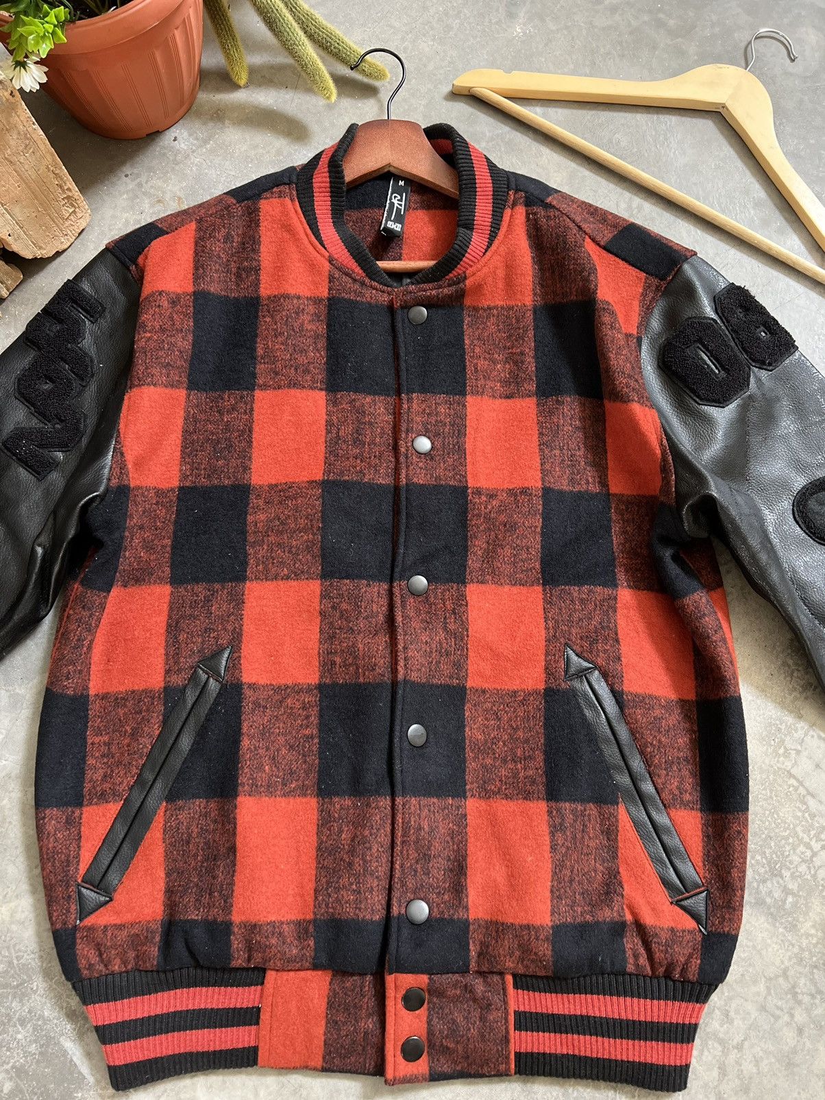 Japanese Brand STEALS 🏴‍☠️ Japanese Wool Varsity Jacket Size US M / EU 48-50 / 2 - 14 Thumbnail