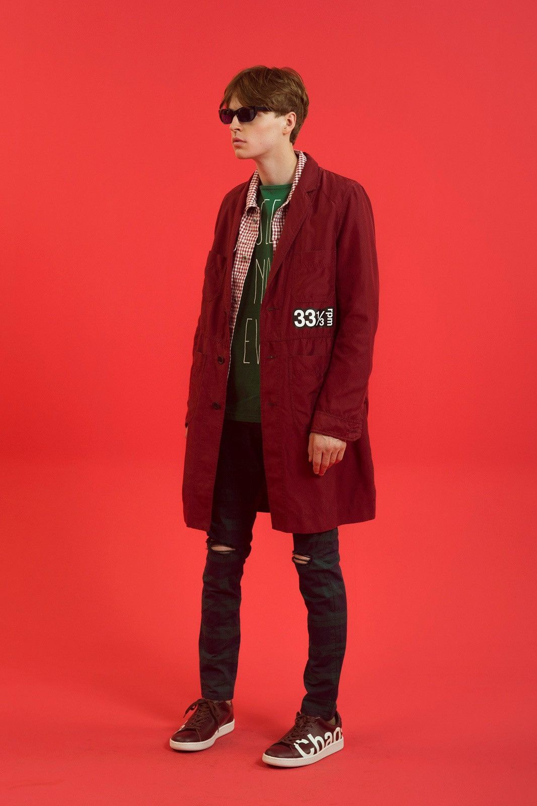 Undercover SS15 Television Silk Fishtail Parka Size US L / EU 52-54 / 3 - 7 Thumbnail