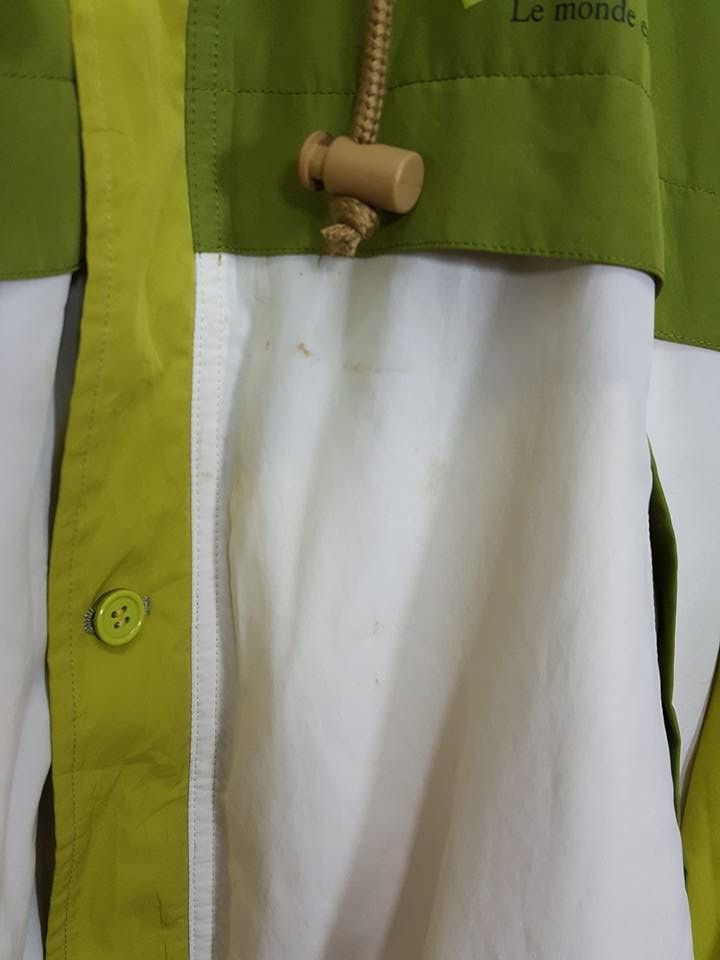 Kenzo KENZO Two Tone Pickle Green Hooded Windbreaker Jacket Size US M / EU 48-50 / 2 - 9 Thumbnail