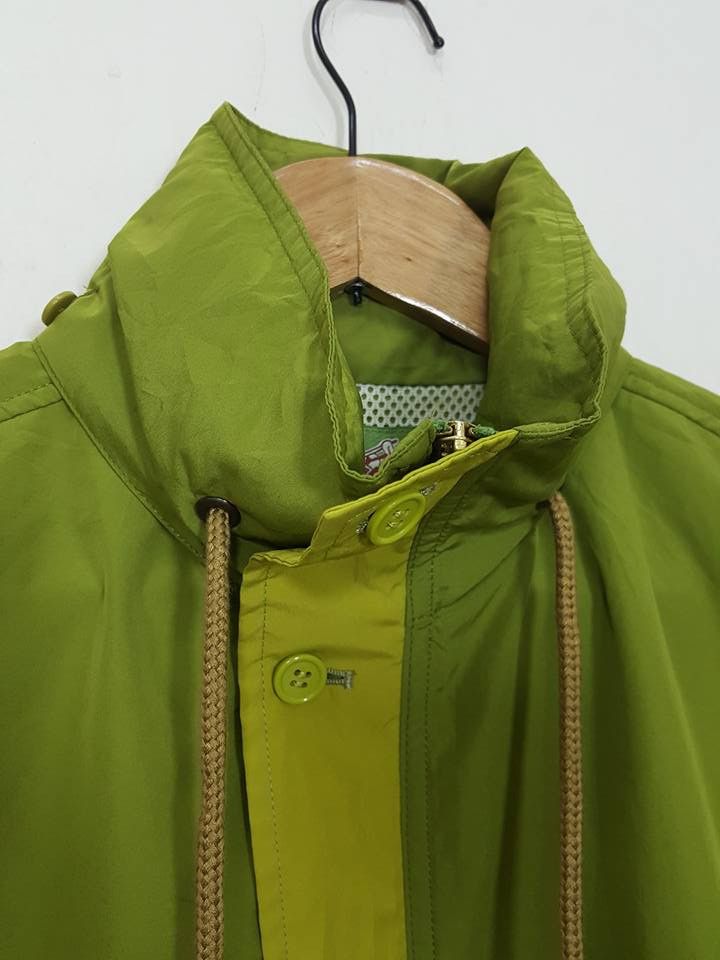 Kenzo KENZO Two Tone Pickle Green Hooded Windbreaker Jacket Size US M / EU 48-50 / 2 - 5 Thumbnail