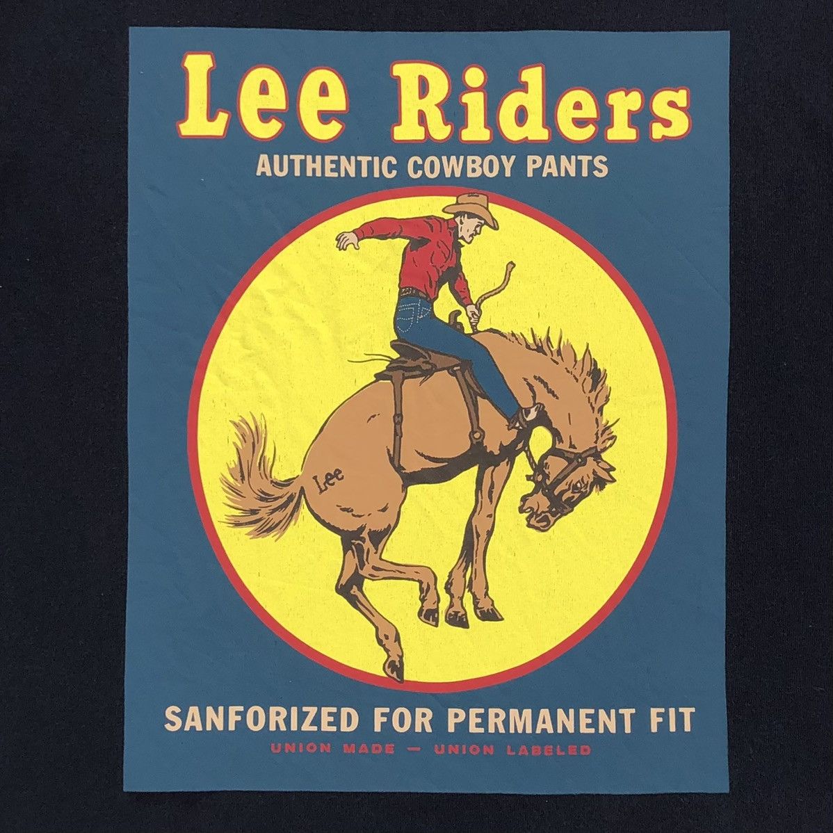Lee Vintage Y2K Lee Rider HD Cowboy Tee Size US L / EU 52-54 / 3 - 6 Thumbnail