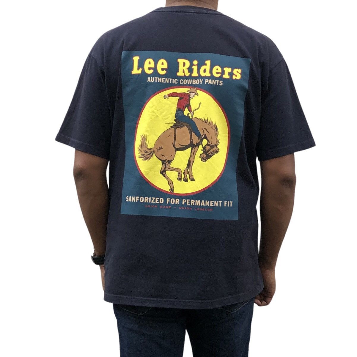 Lee Vintage Y2K Lee Rider HD Cowboy Tee Size US L / EU 52-54 / 3 - 2 Thumbnail