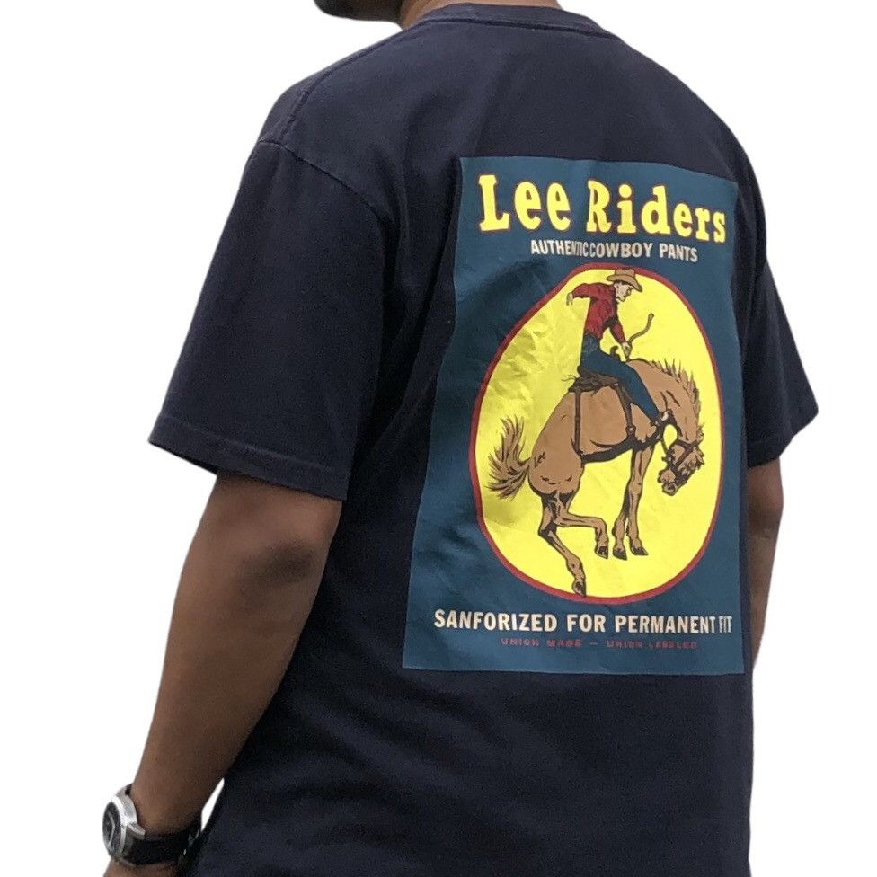 Lee Vintage Y2K Lee Rider HD Cowboy Tee Size US L / EU 52-54 / 3 - 1 Thumbnail