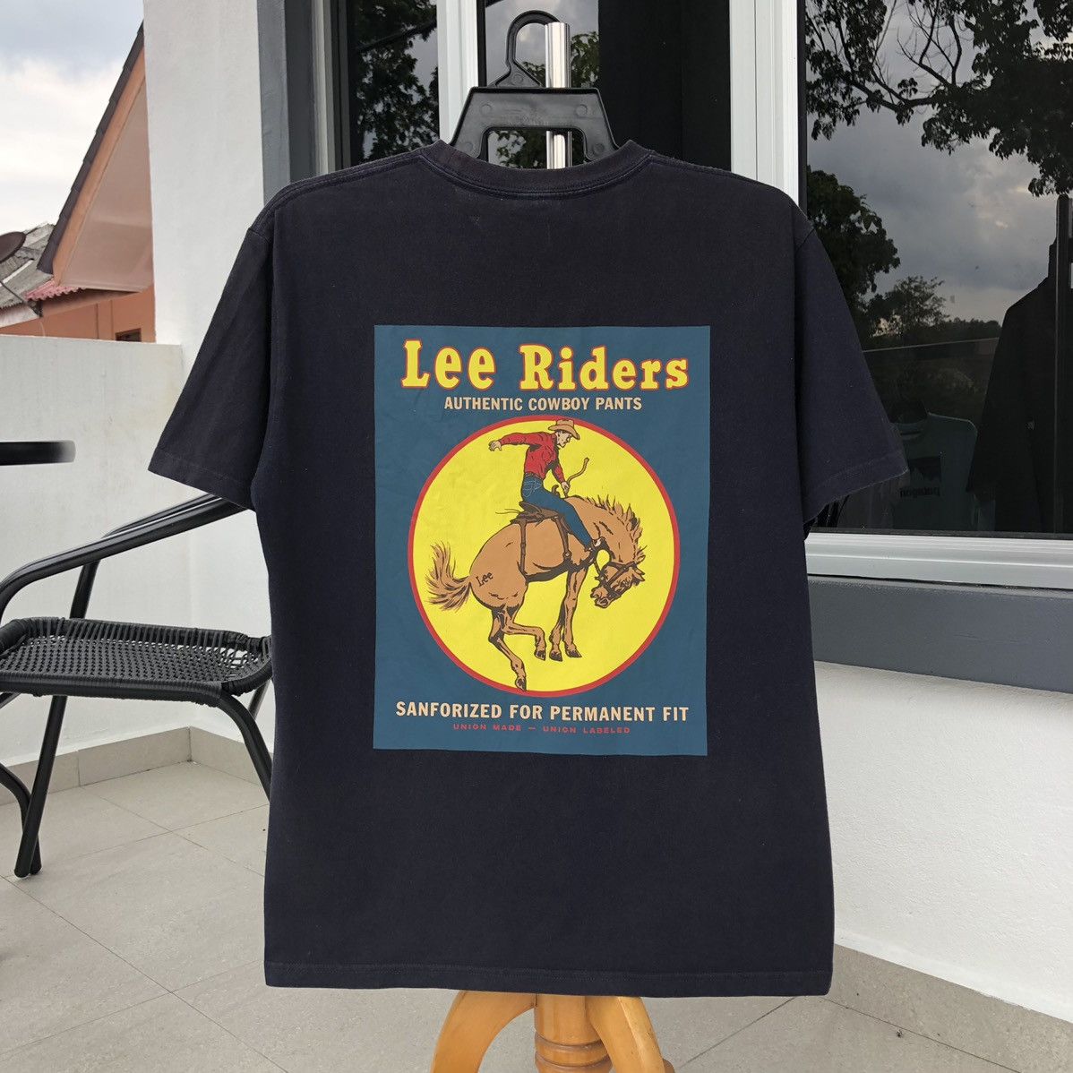 Lee Vintage Y2K Lee Rider HD Cowboy Tee Size US L / EU 52-54 / 3 - 11 Thumbnail
