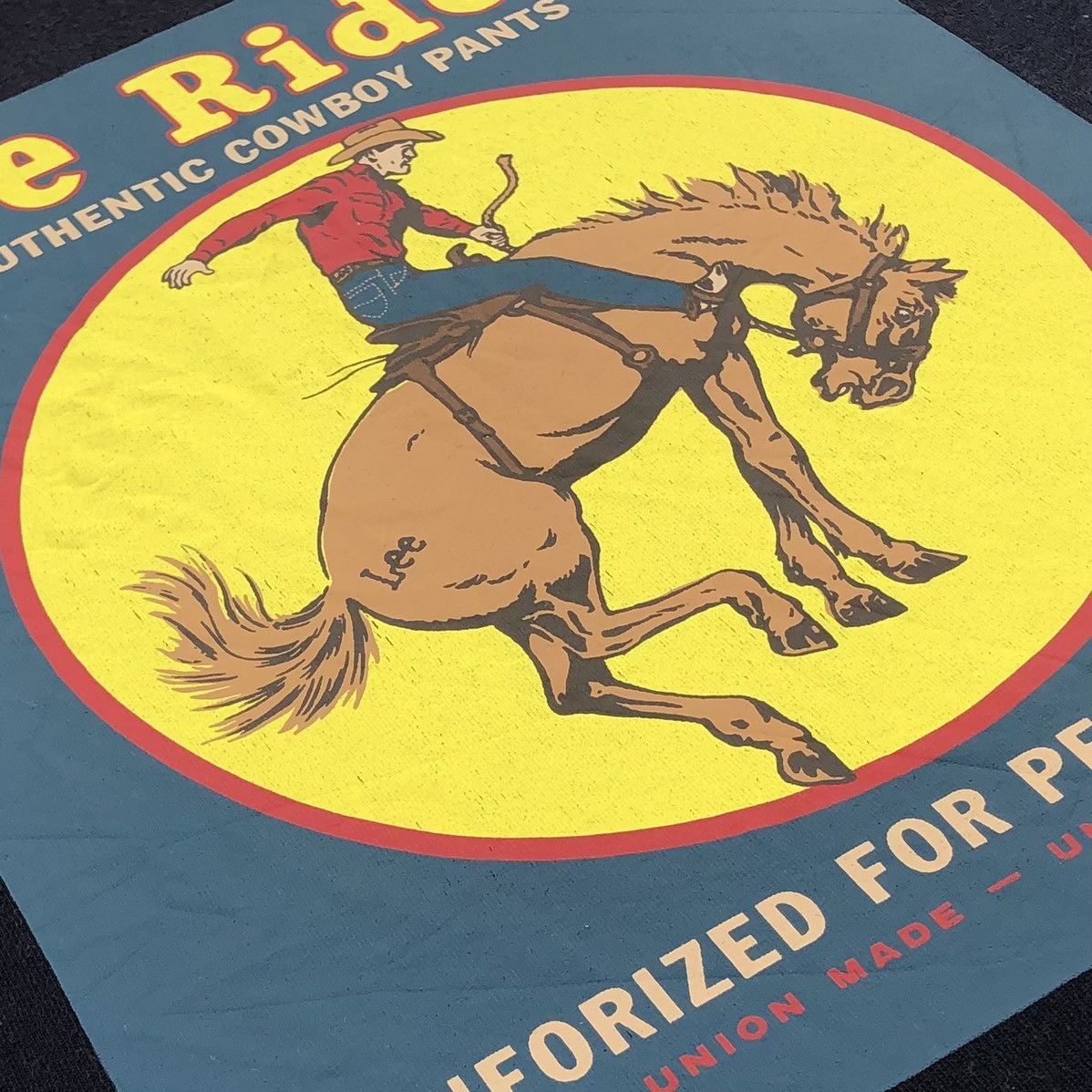 Lee Vintage Y2K Lee Rider HD Cowboy Tee Size US L / EU 52-54 / 3 - 8 Thumbnail