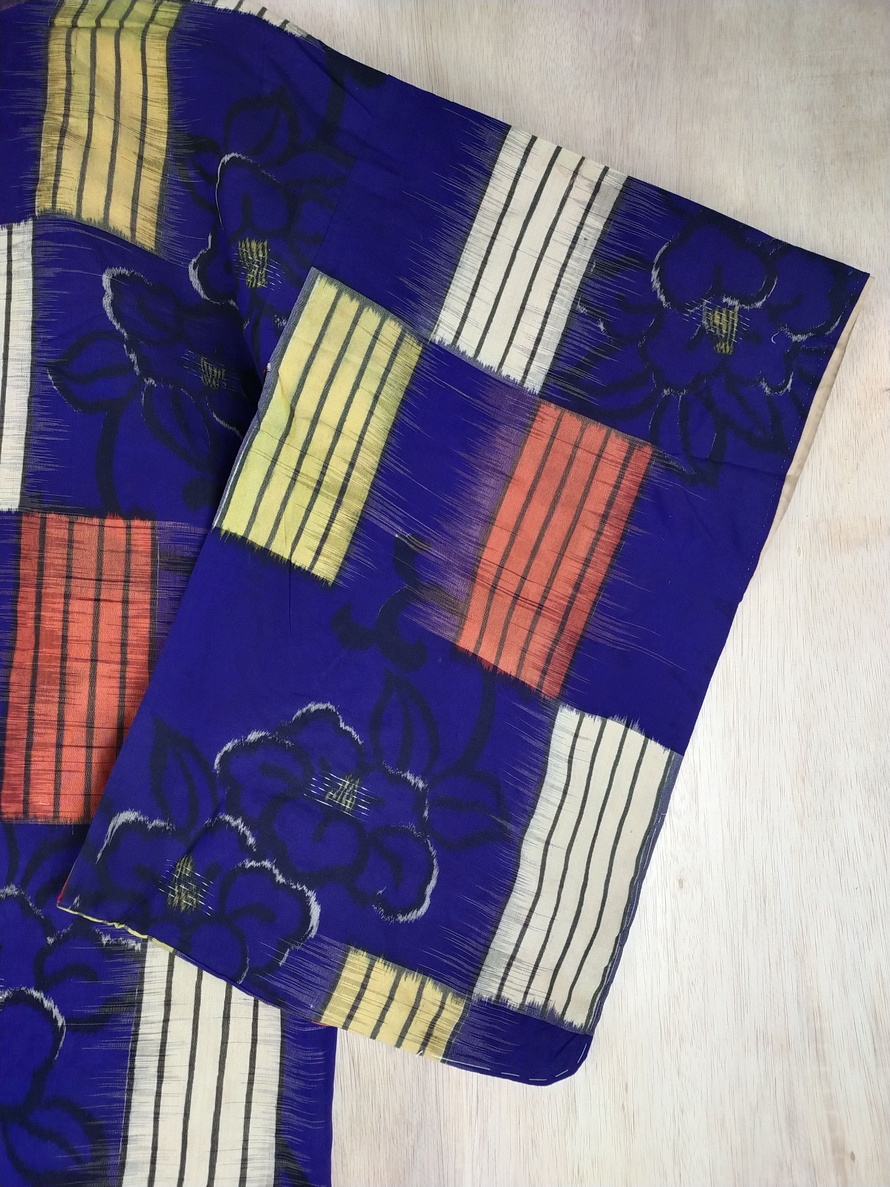 Japanese Brand DL Blue japan vintage art cardigan dress Kimono #2602 Size L / US 10 / IT 46 - 10 Thumbnail