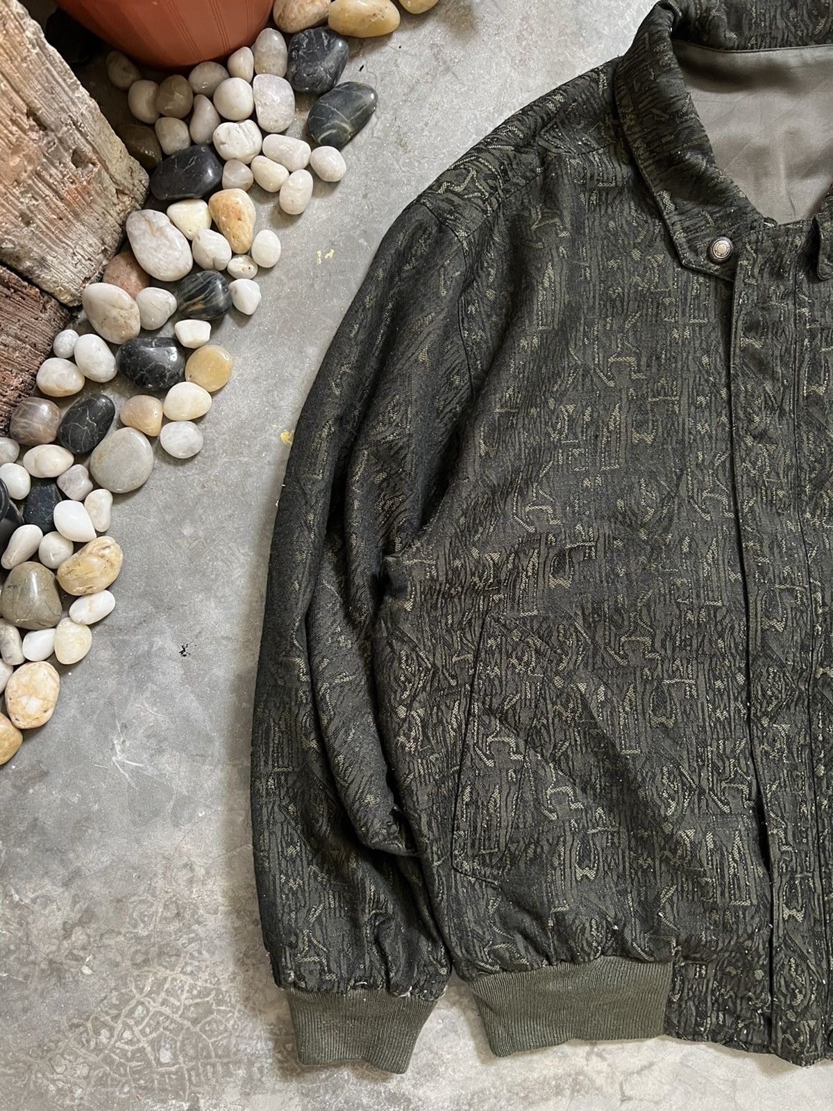 Vintage VINTAGE 🏴‍☠️ Japanese Pattern Riversible Bomber Jacket Size US M / EU 48-50 / 2 - 11 Thumbnail