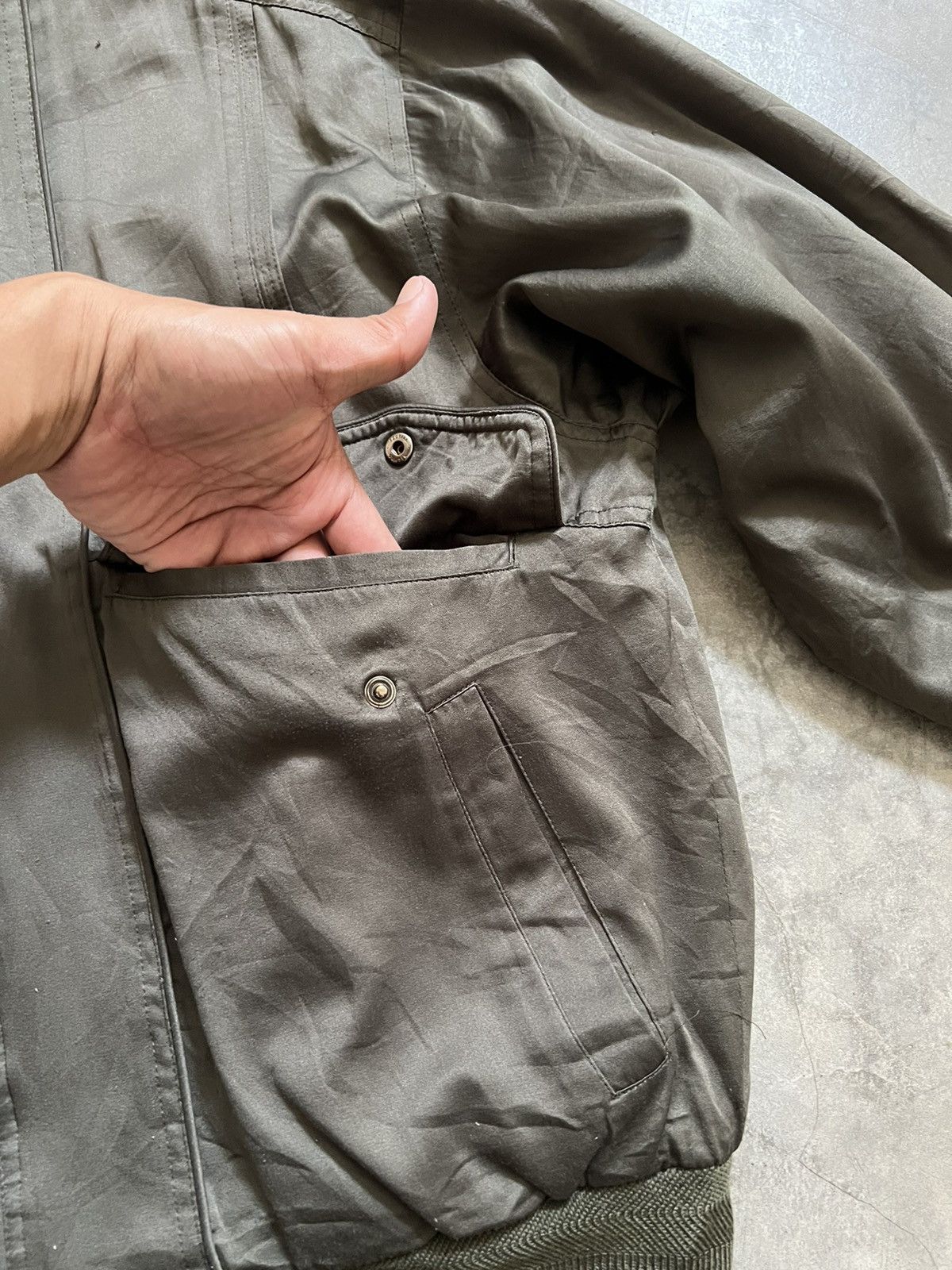Vintage VINTAGE 🏴‍☠️ Japanese Pattern Riversible Bomber Jacket Size US M / EU 48-50 / 2 - 24 Thumbnail