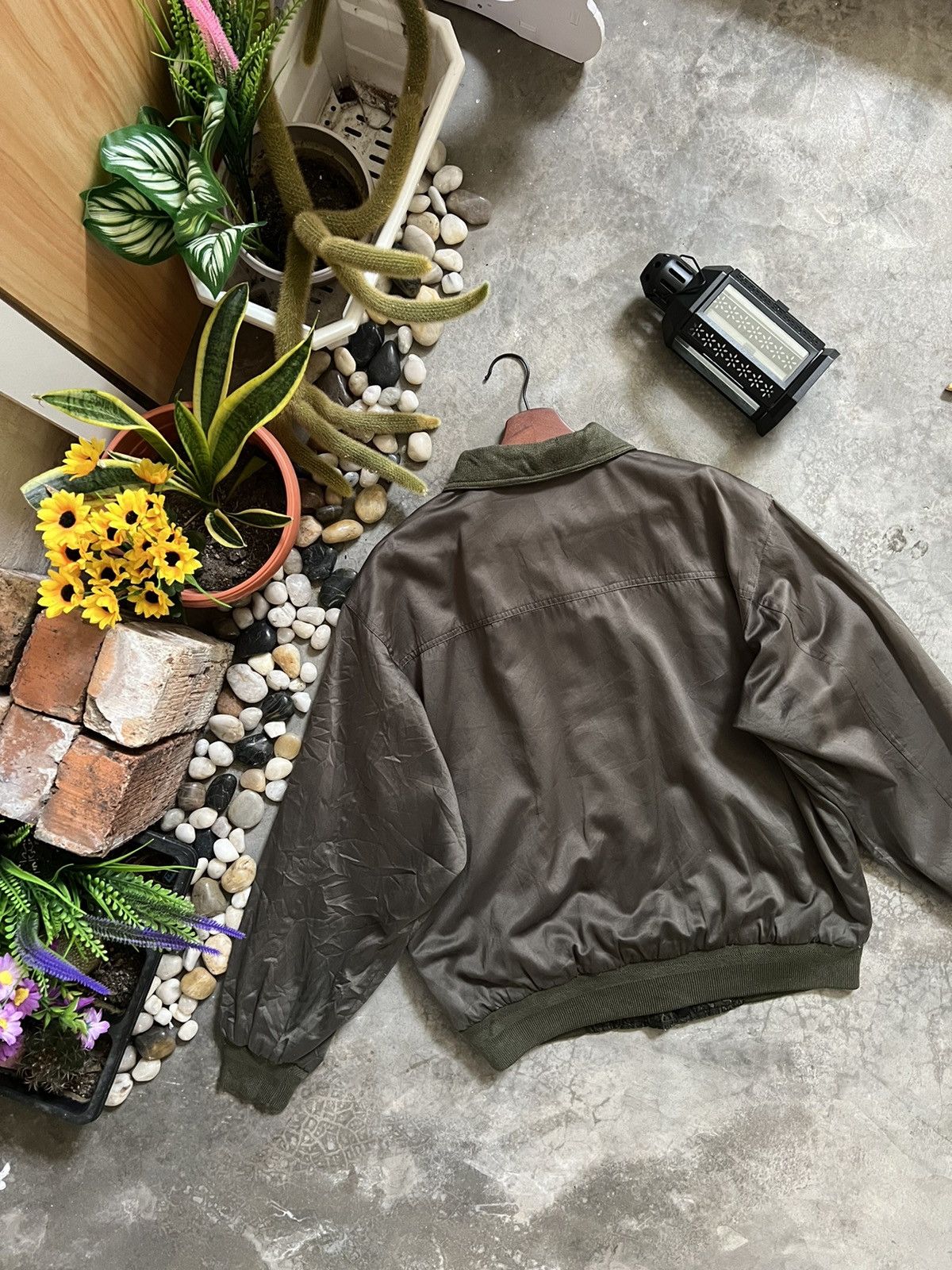 Vintage VINTAGE 🏴‍☠️ Japanese Pattern Riversible Bomber Jacket Size US M / EU 48-50 / 2 - 18 Thumbnail