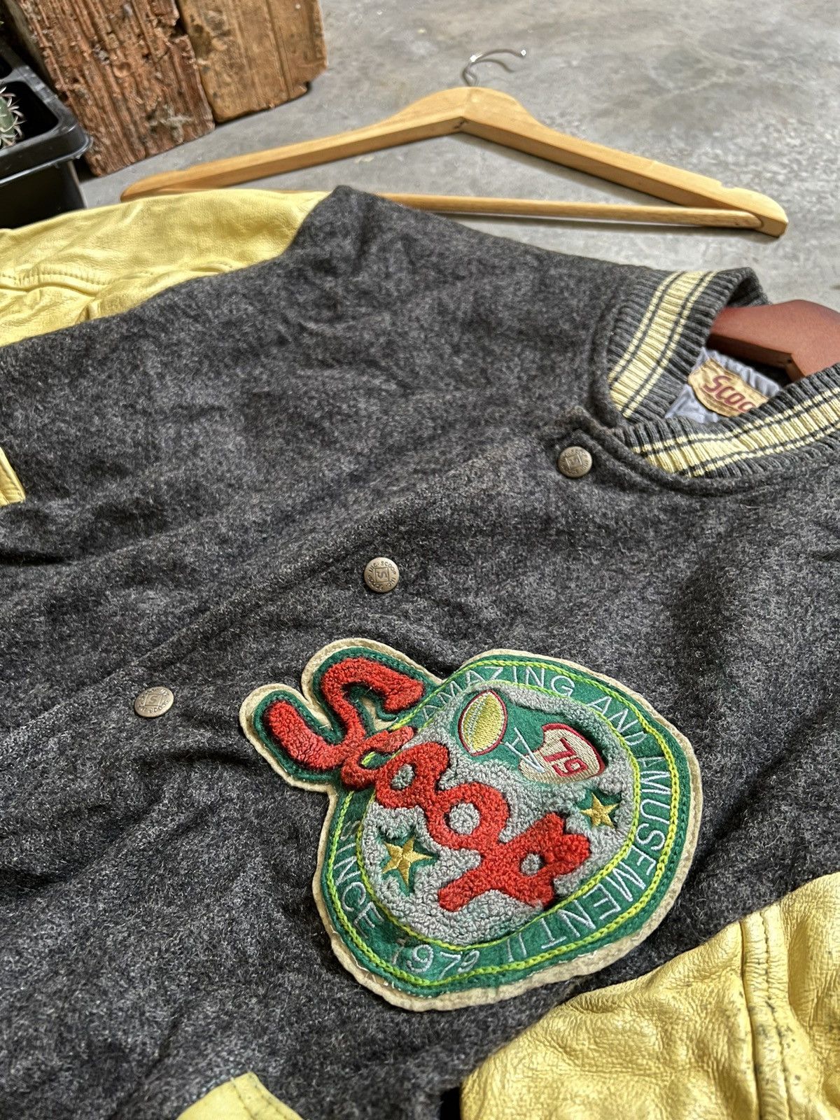 SCOOP × Vintage 🔥 VINTAGE 🔥 Scoop Varsity Jacket Size US M / EU 48-50 / 2 - 9 Thumbnail