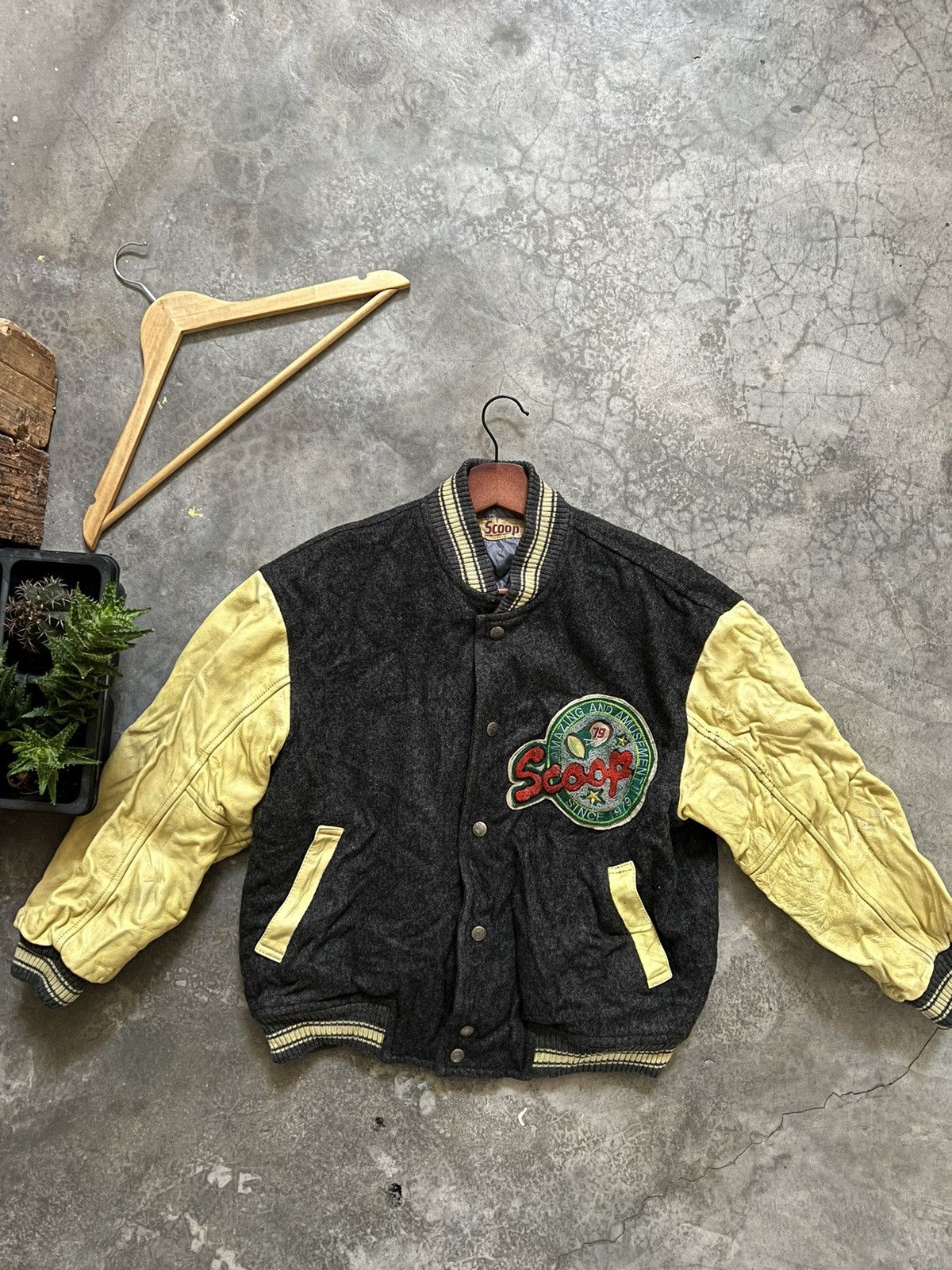 SCOOP × Vintage 🔥 VINTAGE 🔥 Scoop Varsity Jacket Size US M / EU 48-50 / 2 - 1 Thumbnail