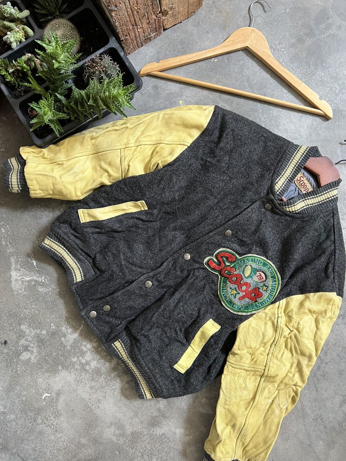 SCOOP × Vintage 🔥 VINTAGE 🔥 Scoop Varsity Jacket Size US M / EU 48-50 / 2 - 5 Thumbnail