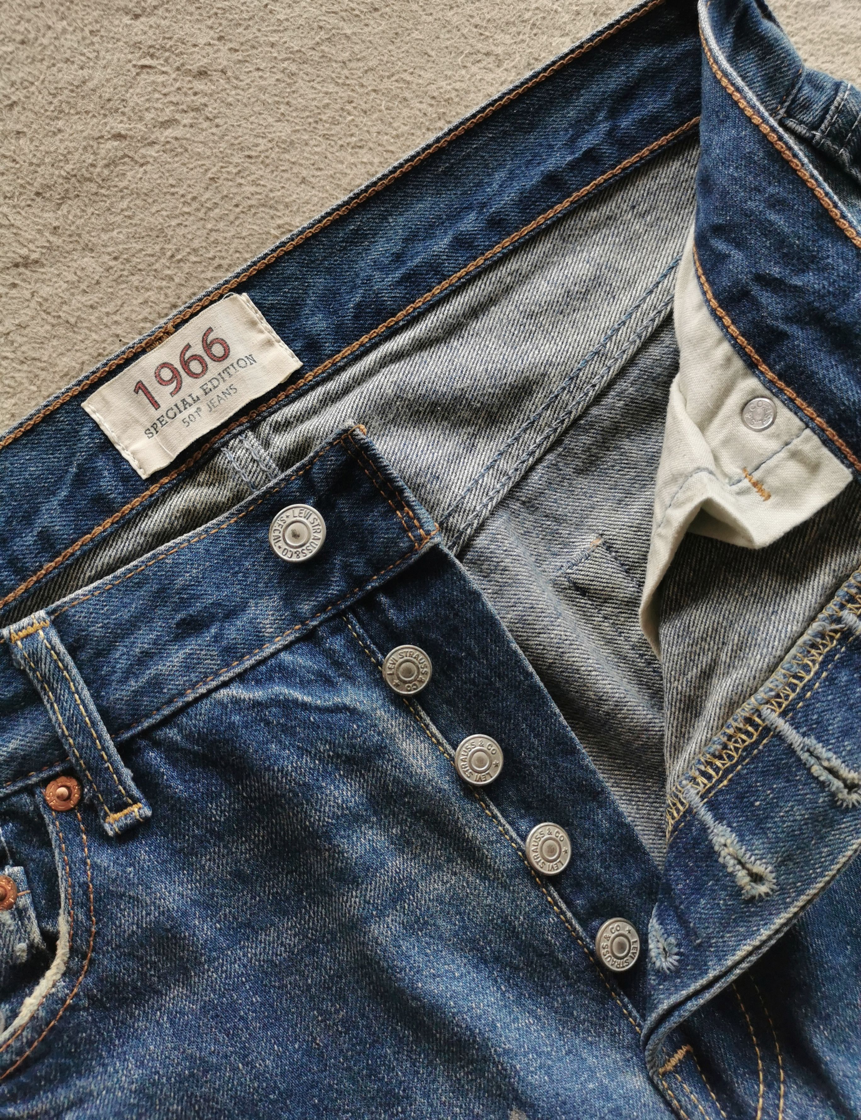 Levi's Vintage Clothing RARE 1966 Special Edition Retro Levis 501 Jeans Size US 32 / EU 48 - 8 Thumbnail