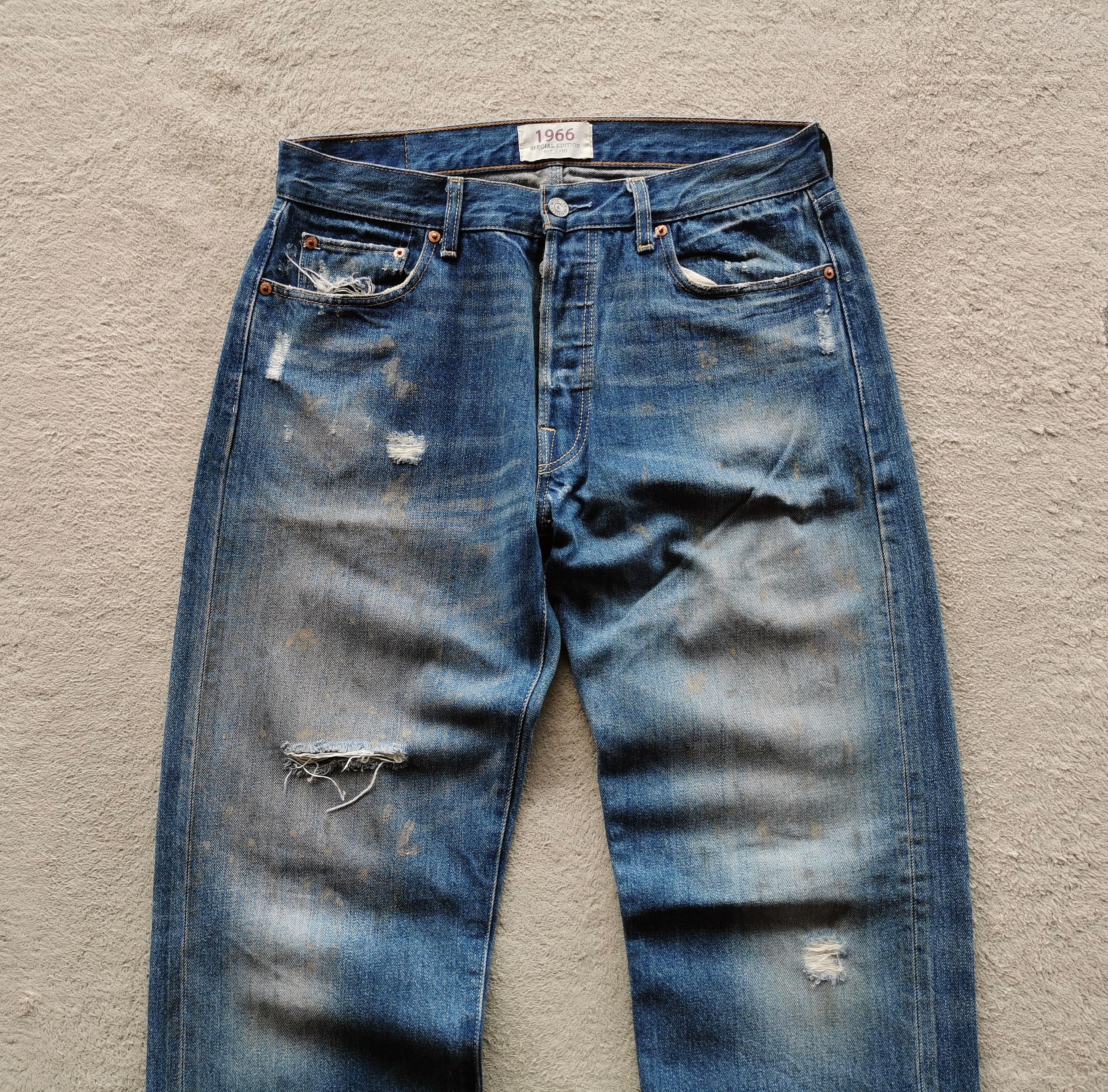 Levi's Vintage Clothing RARE 1966 Special Edition Retro Levis 501 Jeans Size US 32 / EU 48 - 3 Thumbnail