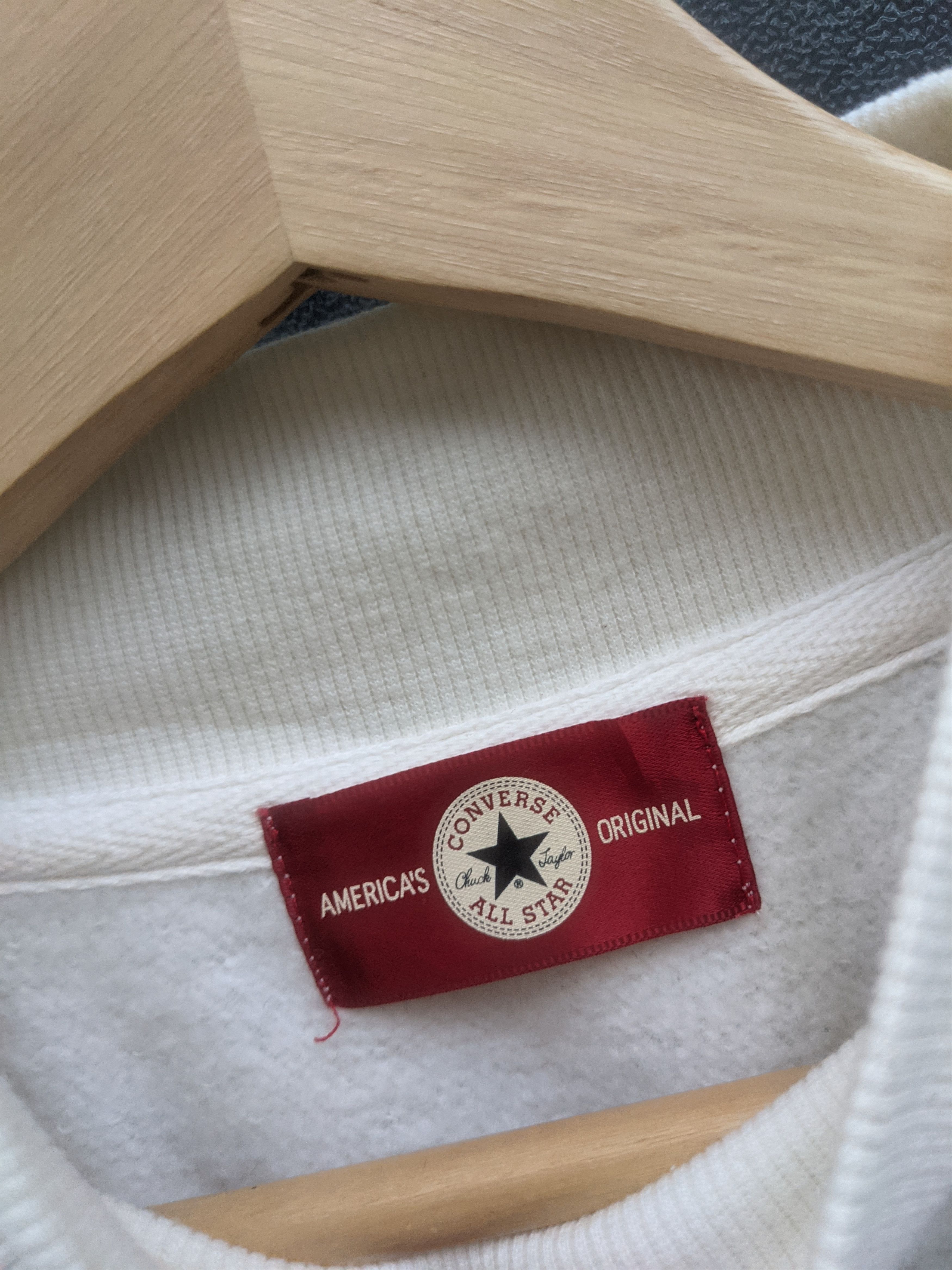 Converse × Vintage Converse Cropped Baggy Sweatshirt Size US M / EU 48-50 / 2 - 7 Thumbnail