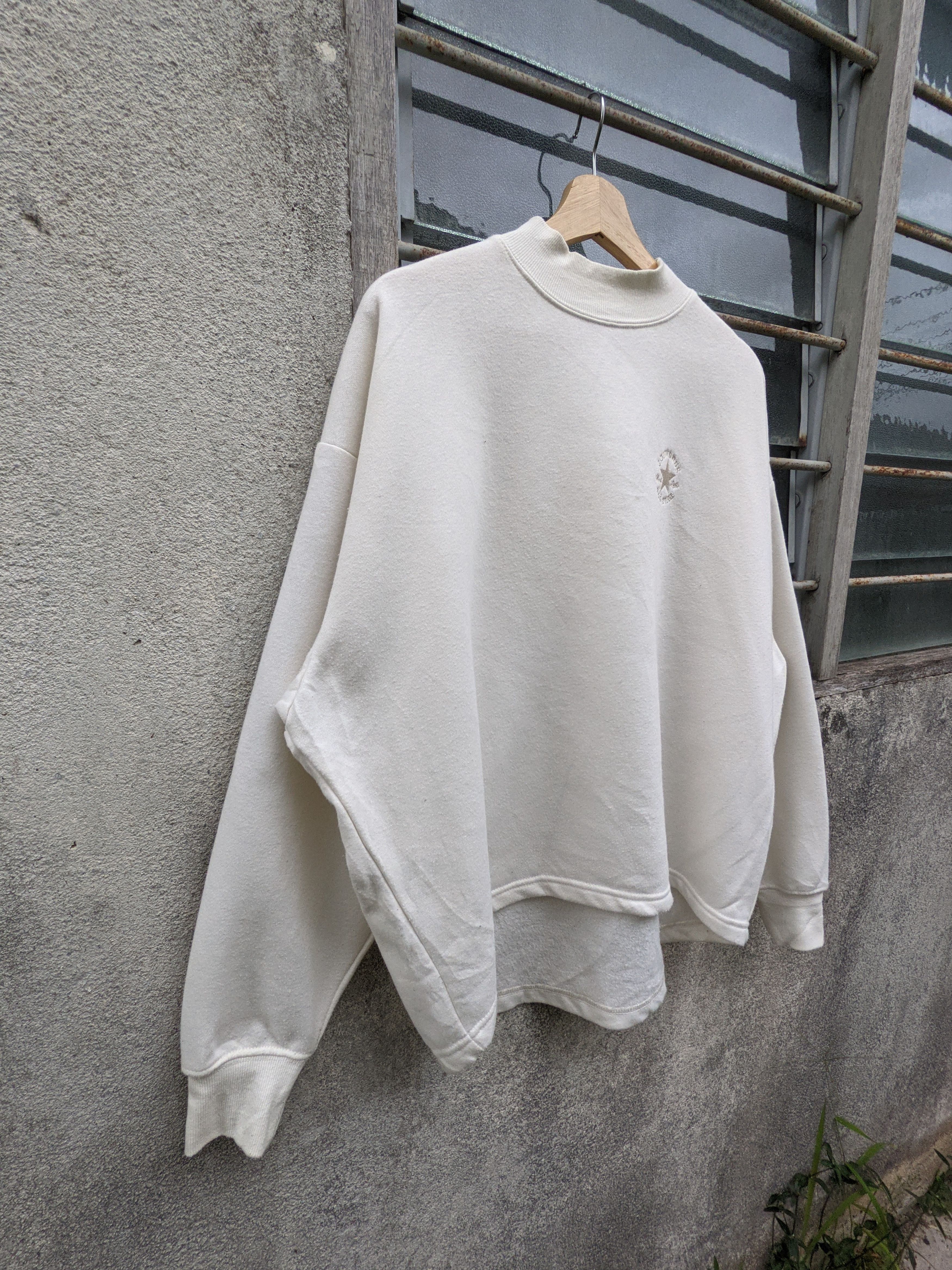 Converse × Vintage Converse Cropped Baggy Sweatshirt Size US M / EU 48-50 / 2 - 4 Thumbnail